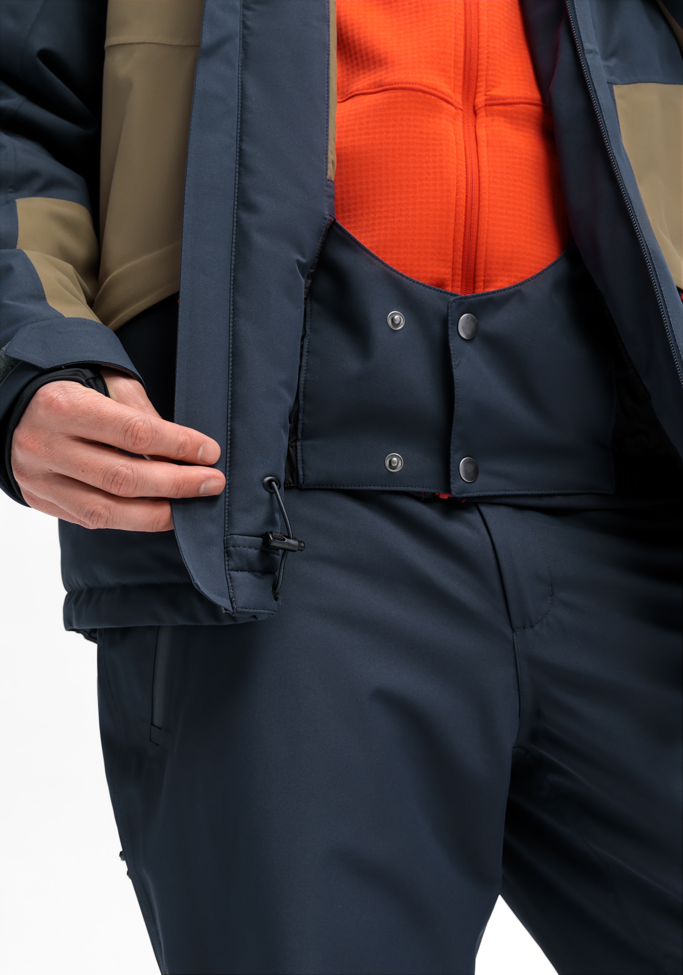 Maier Sports Veste de ski »Bukovel« Herren Winterjacke mit RV-Taschen und Kapuze, wasserdicht