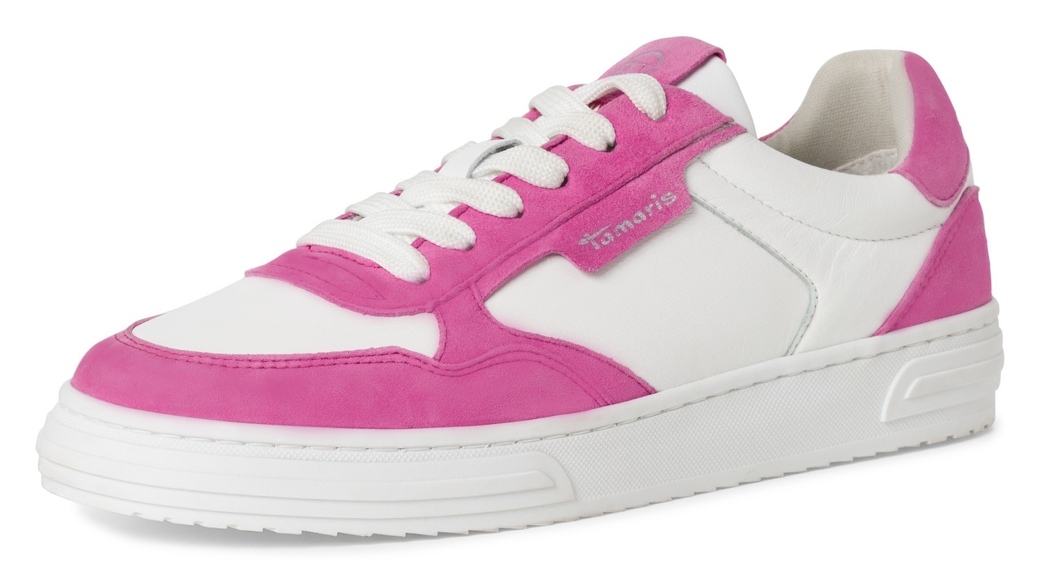 Tamaris Sneaker, mit praktischem Wechselfussbett, Freizeitschuh, Halbschuh, Schnürschuh