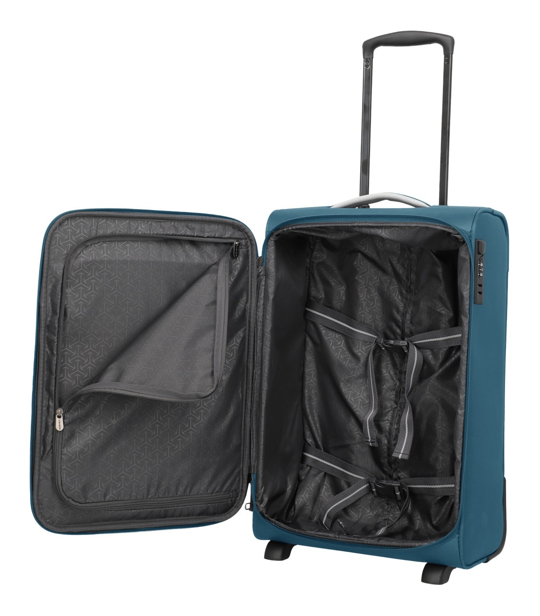 travelite Trolley pour bagages à main »JETPACK Slim 2 Cabin Handgepäck Koffer« 40 litre 4 Rollen bagages souples, compatibles avec de nombreuses compagnies aériennes courantes