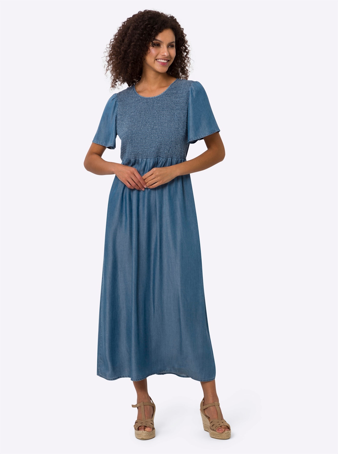 heine Sommerkleid "Kleid" Nahttasche