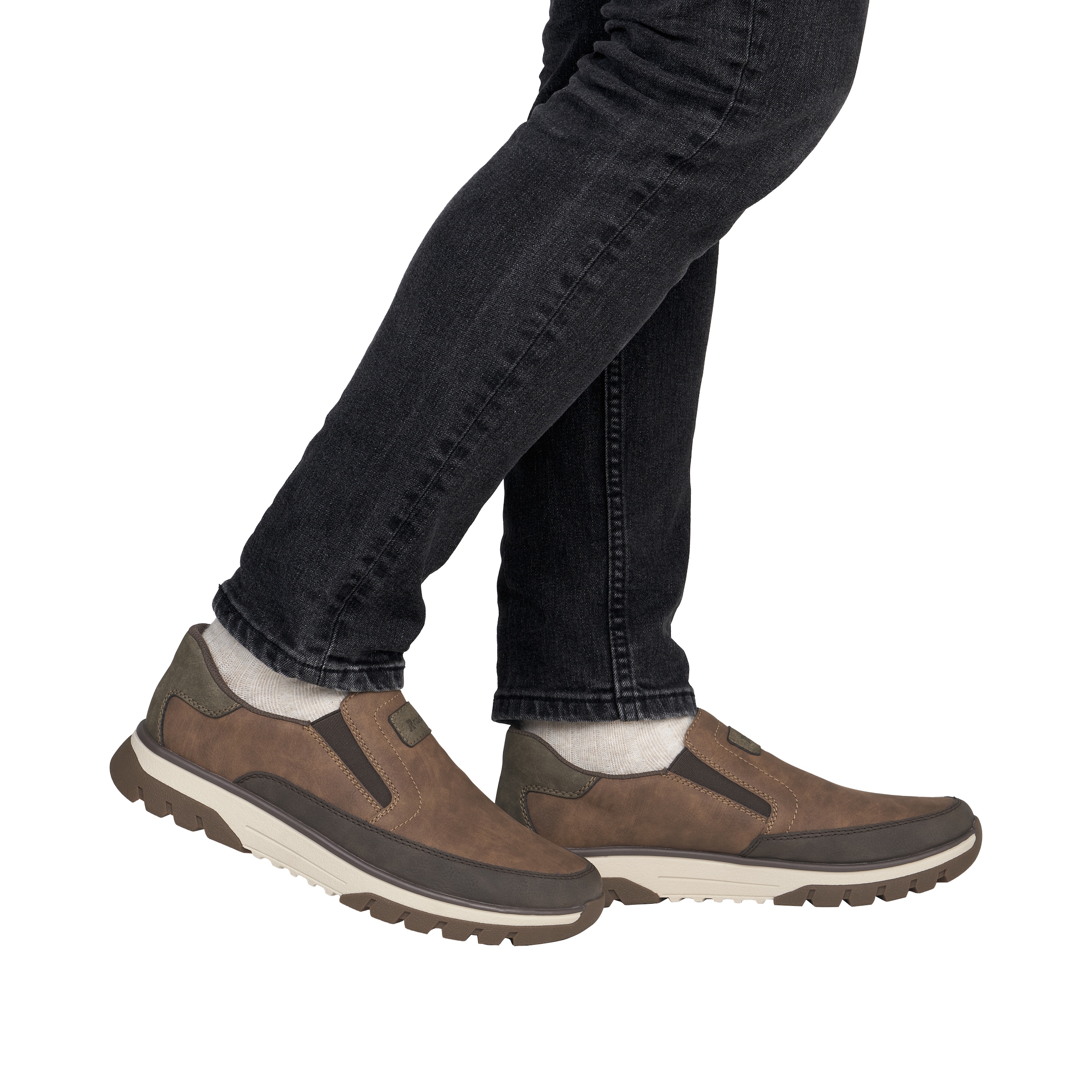 Rieker Baskets slip-on  mocassin, chaussure à enfiler, chaussure basse avec semelle intérieure douce MemoSoft