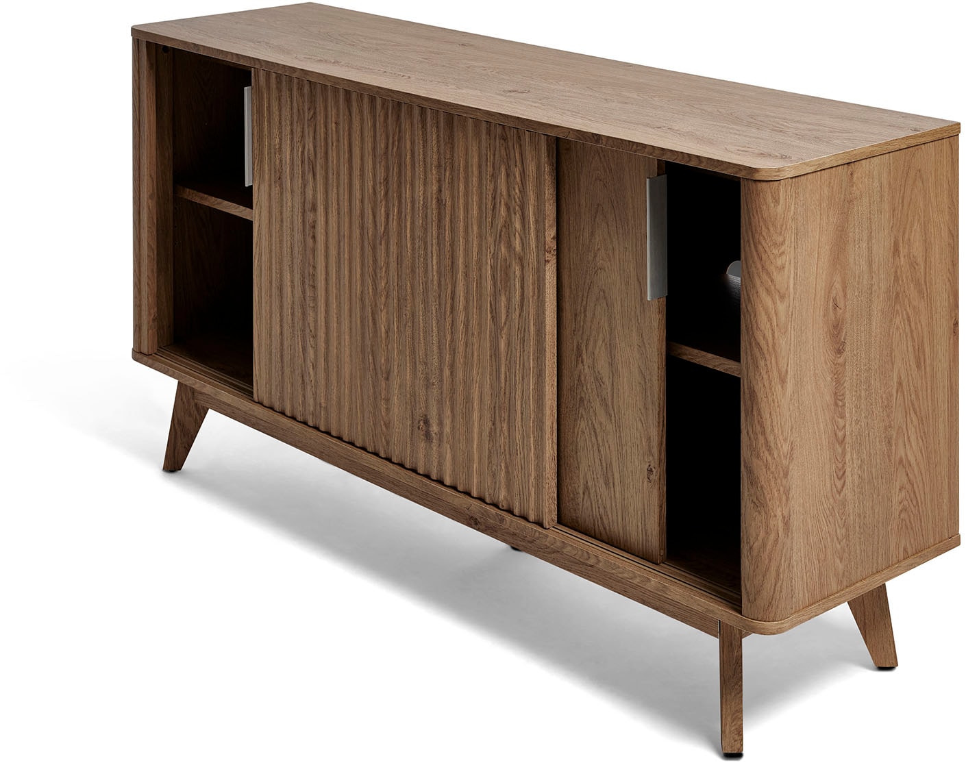 Jahnke Sideboard »WAVE SBS 145« 1 Stk. tlg. Retro-Stil, mit 2 Schiebetüren, ca. 148 cm