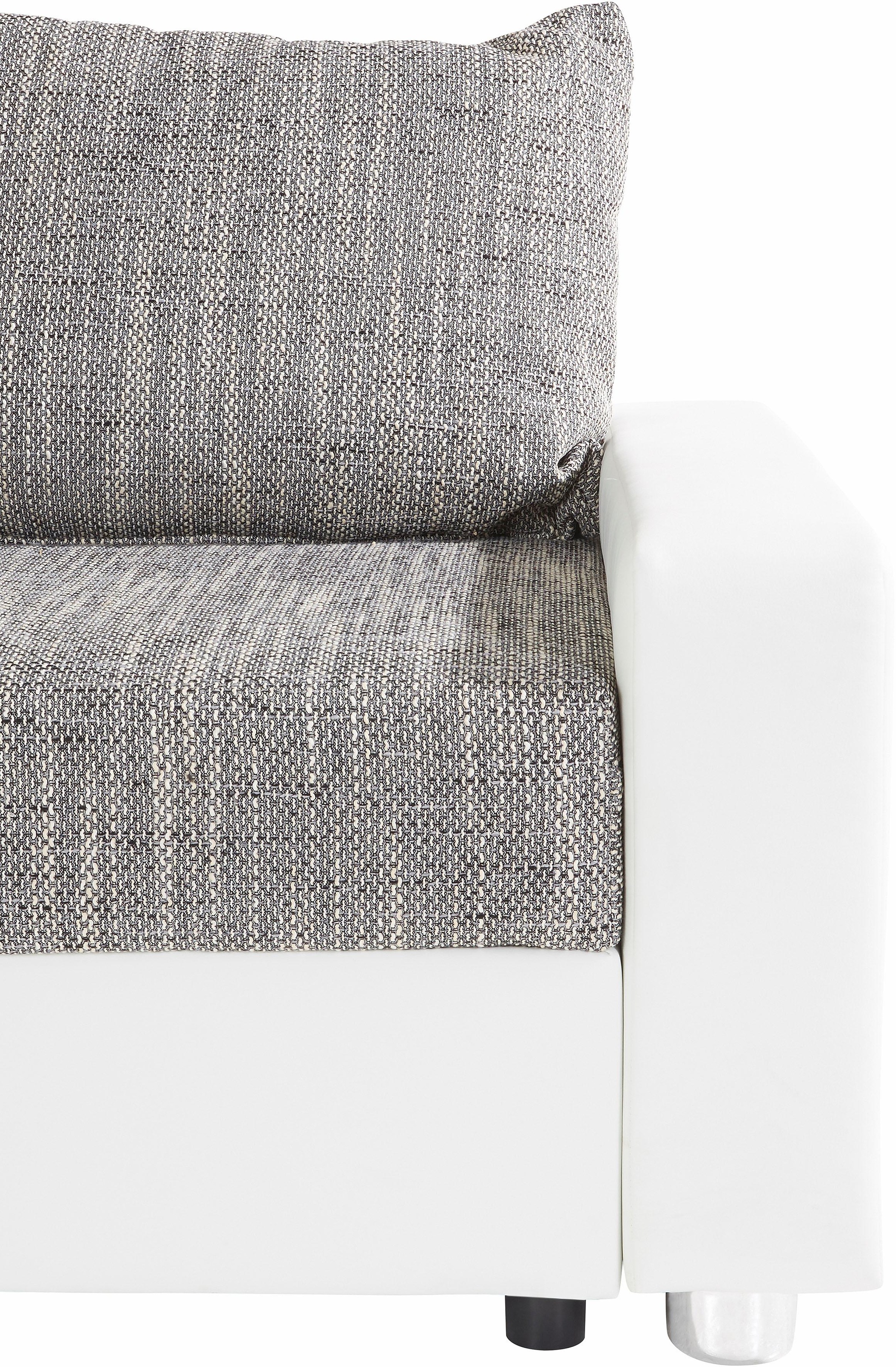COLLECTION AB Ecksofa »Relax L-Form«, inklusive Bettfunktion, Federkern, wahlweise mit RGB-LED-Beleuchtung