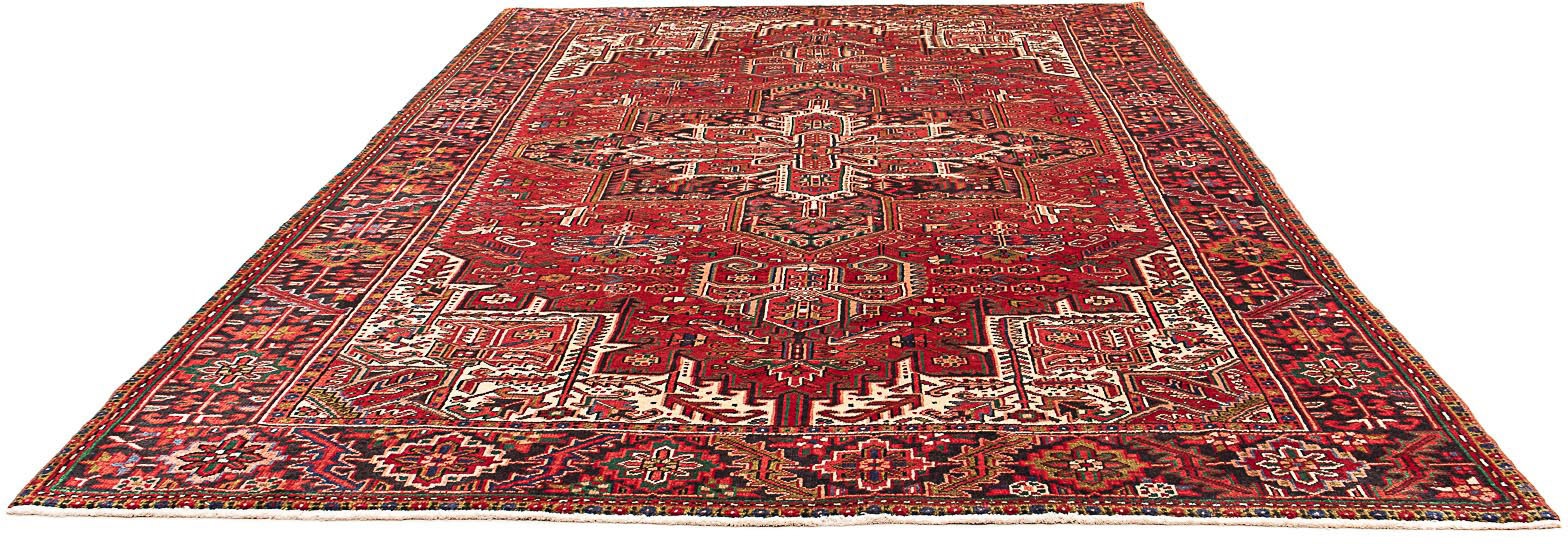 Image of morgenland Wollteppich »Heriz Medaillon 313 x 250 cm«, rechteckig, 1 mm Höhe, Unikat mit Zertifikat bei Ackermann Versand Schweiz