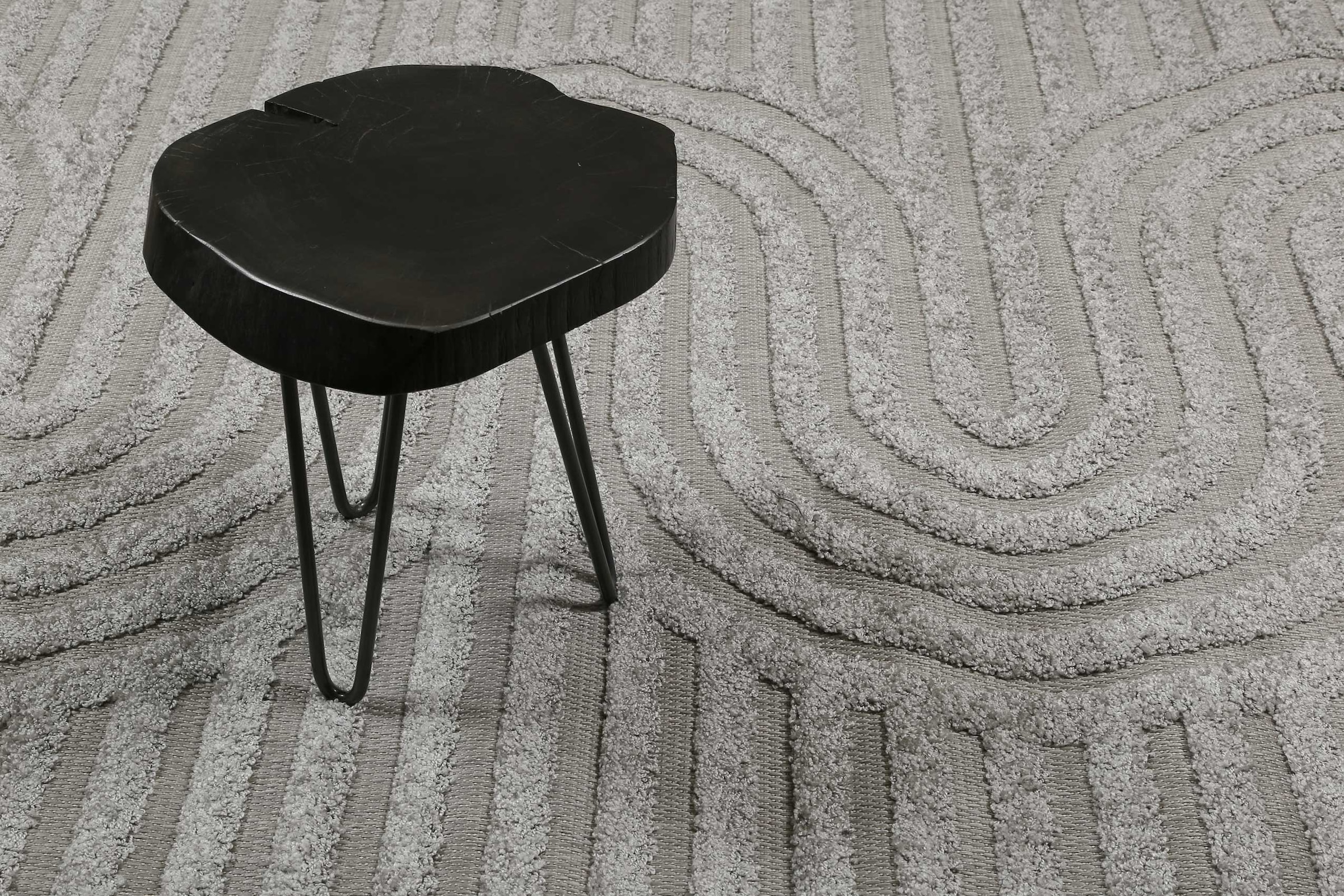 Esprit Outdoorteppich »Miles,  ESP-54231«, rechteckig, 2 mm Höhe, Hoch-Tief-Effekt, grafisches Design, uni, modern, robust, Terrasse