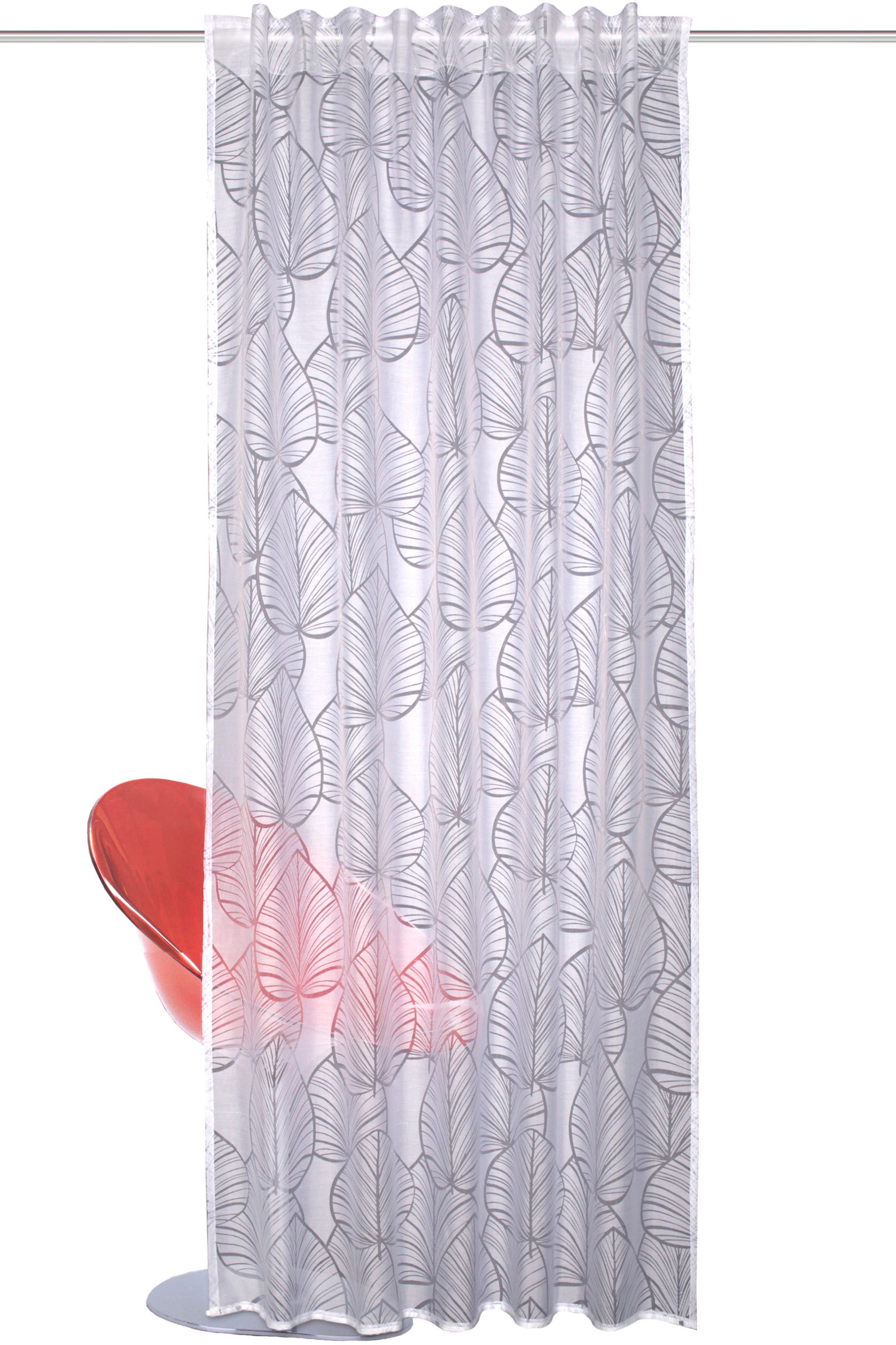 Image of HOME WOHNIDEEN Vorhang »BLATTANO«, (1 St.), HxB: 245x140 bei Ackermann Versand Schweiz