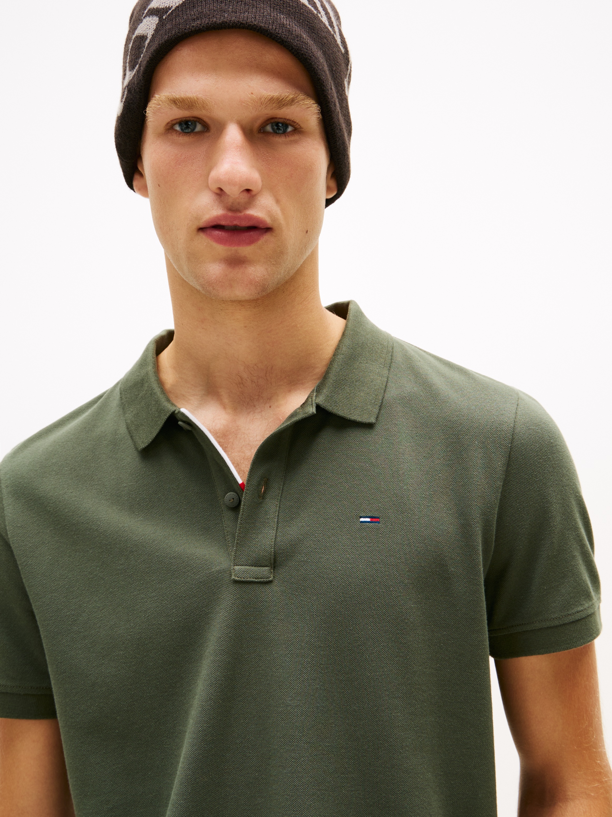 Tommy Jeans Poloshirt »TJM SLIM PLACKET POLO EXT«