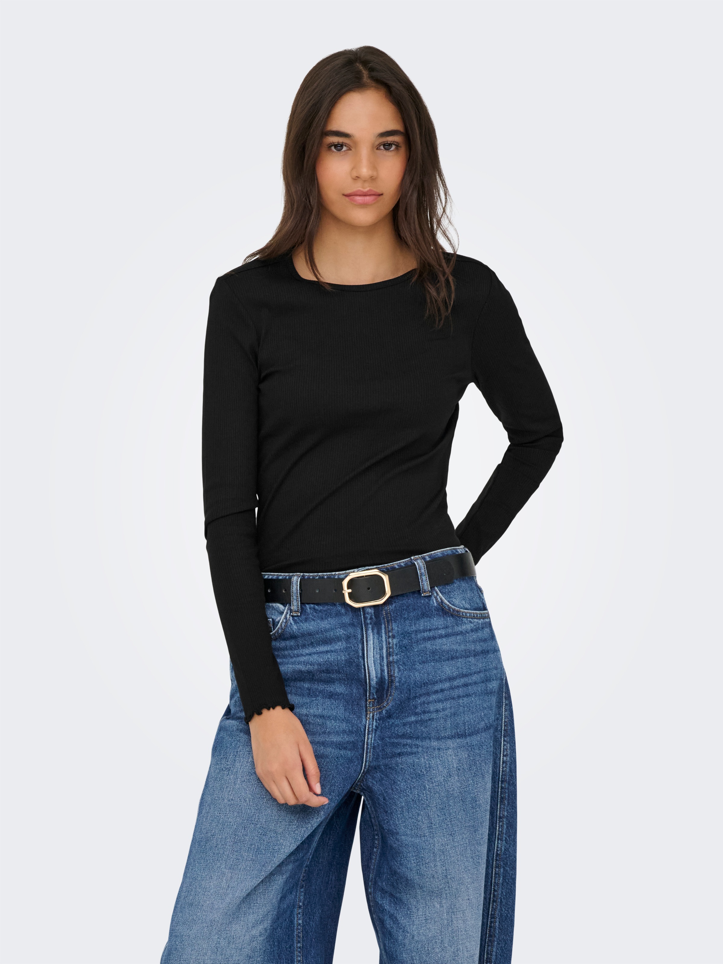 Image of ONLY Langarmshirt "ONLINA L/S O-NECK TOP JRS"