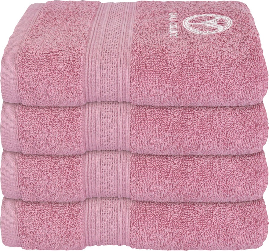 Image of CARLO COLUCCI Handtücher »Sandro«, (4 St.), mit Logo-Stickerei bei Ackermann Versand Schweiz