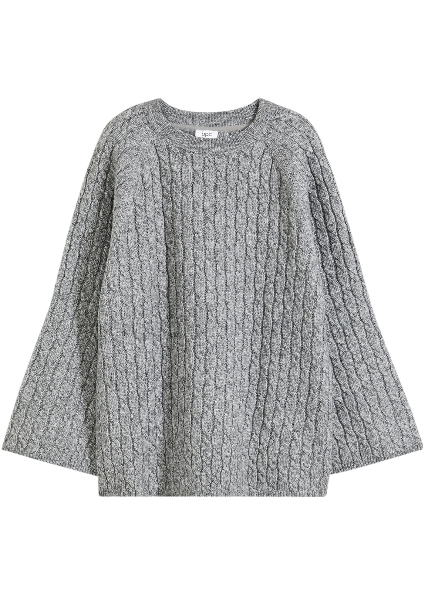 bonprix Strickpullover »Oversize-Pullover mit Zopfmuster« Oversize-Pullover mit Zopfmuster