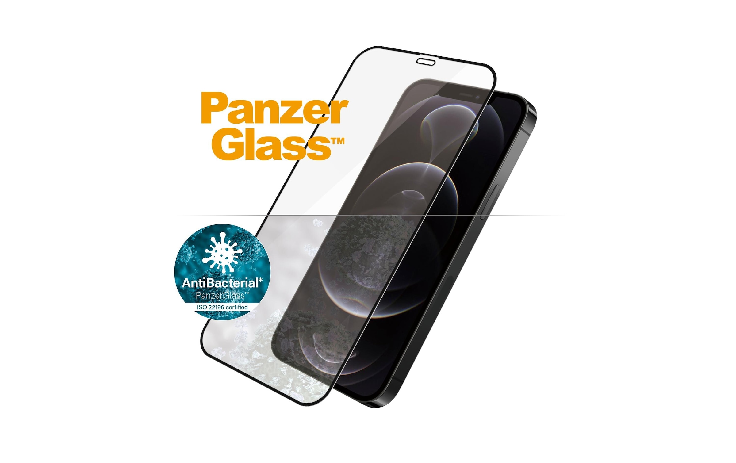PanzerGlass Displayschutzglas »Displayschutz Case« für iPhone 12, iPhone 12 Pro Mit Rahmen
