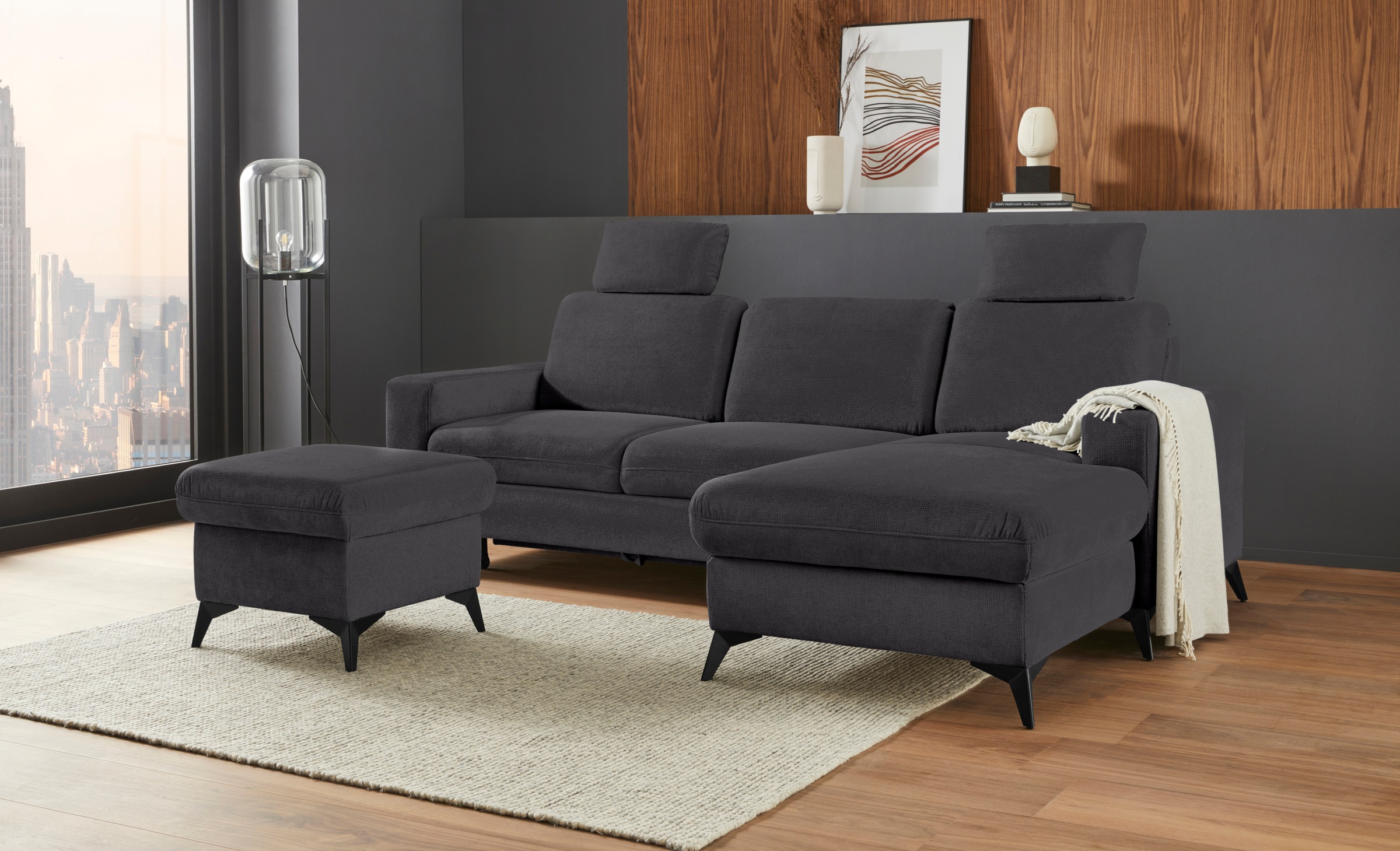 Image of Home affaire Stauraumhocker "Lolland" passend zur Serie "Lolland", auch mit abwischbarem Bezug