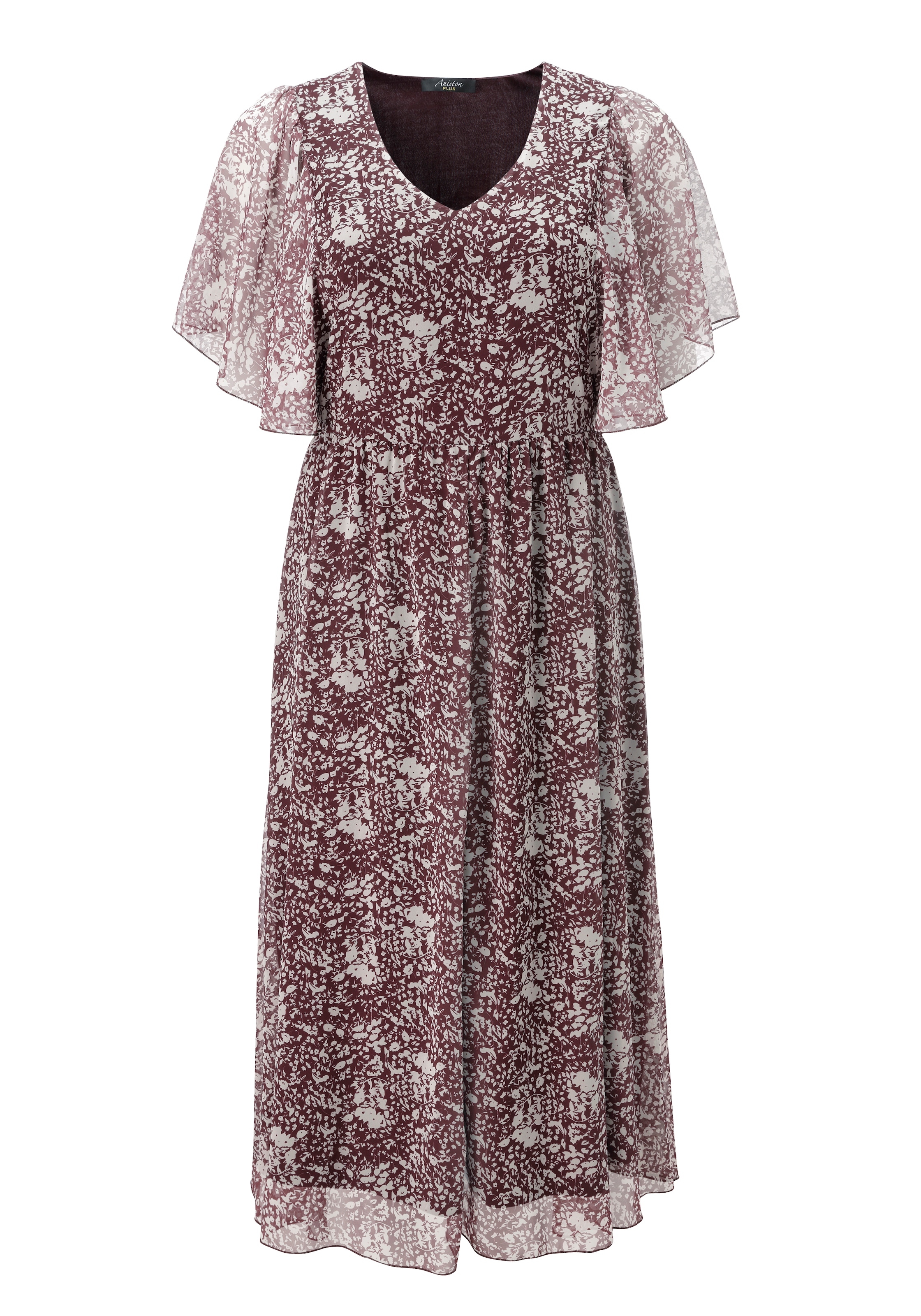 Aniston PLUS Robe en mousseline de soie à motif discret - NOUVELLE COLLECTION