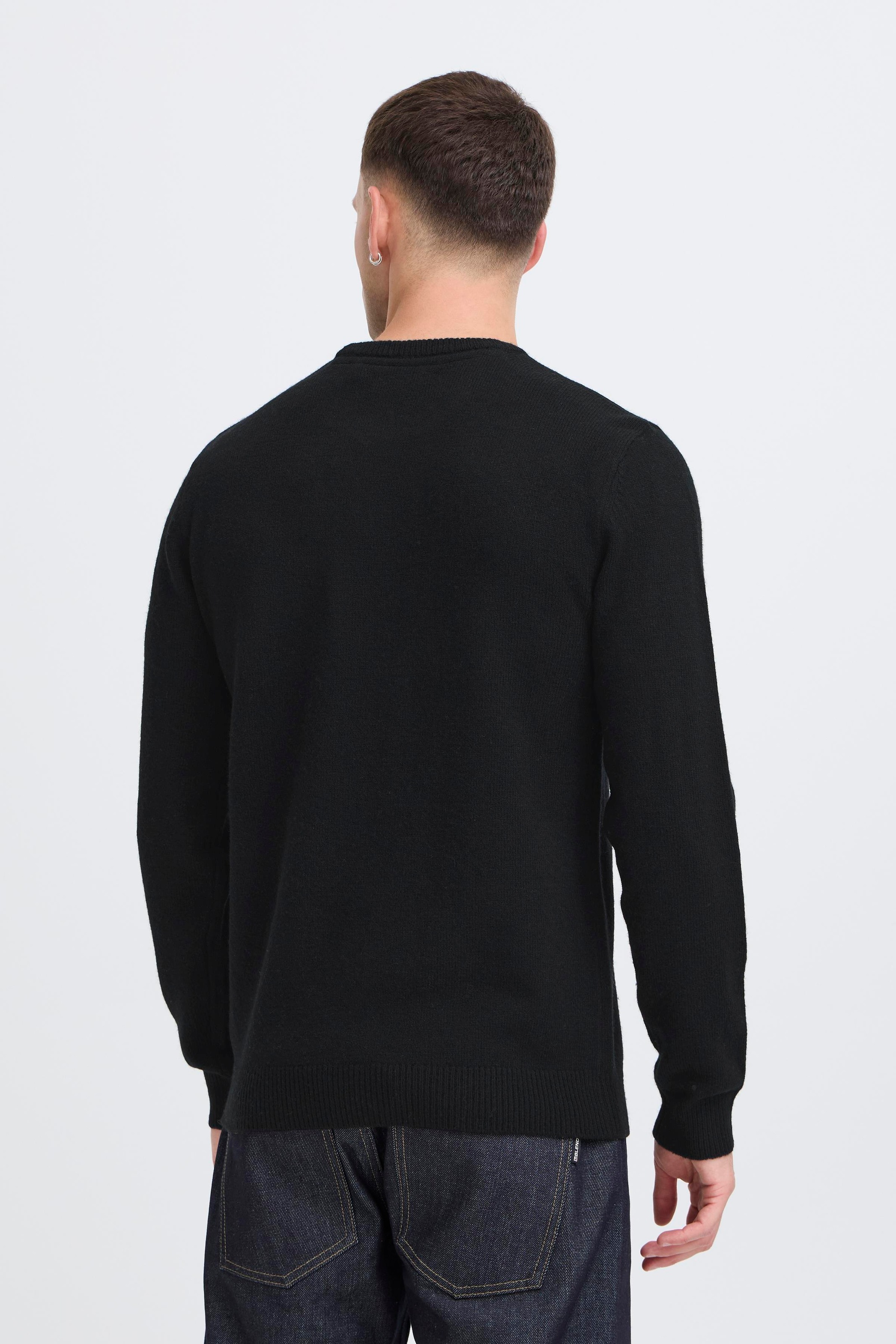 Blend Pull en tricot »BHBRANKO CREW KNIT« Mélange de laine, coupe régulière