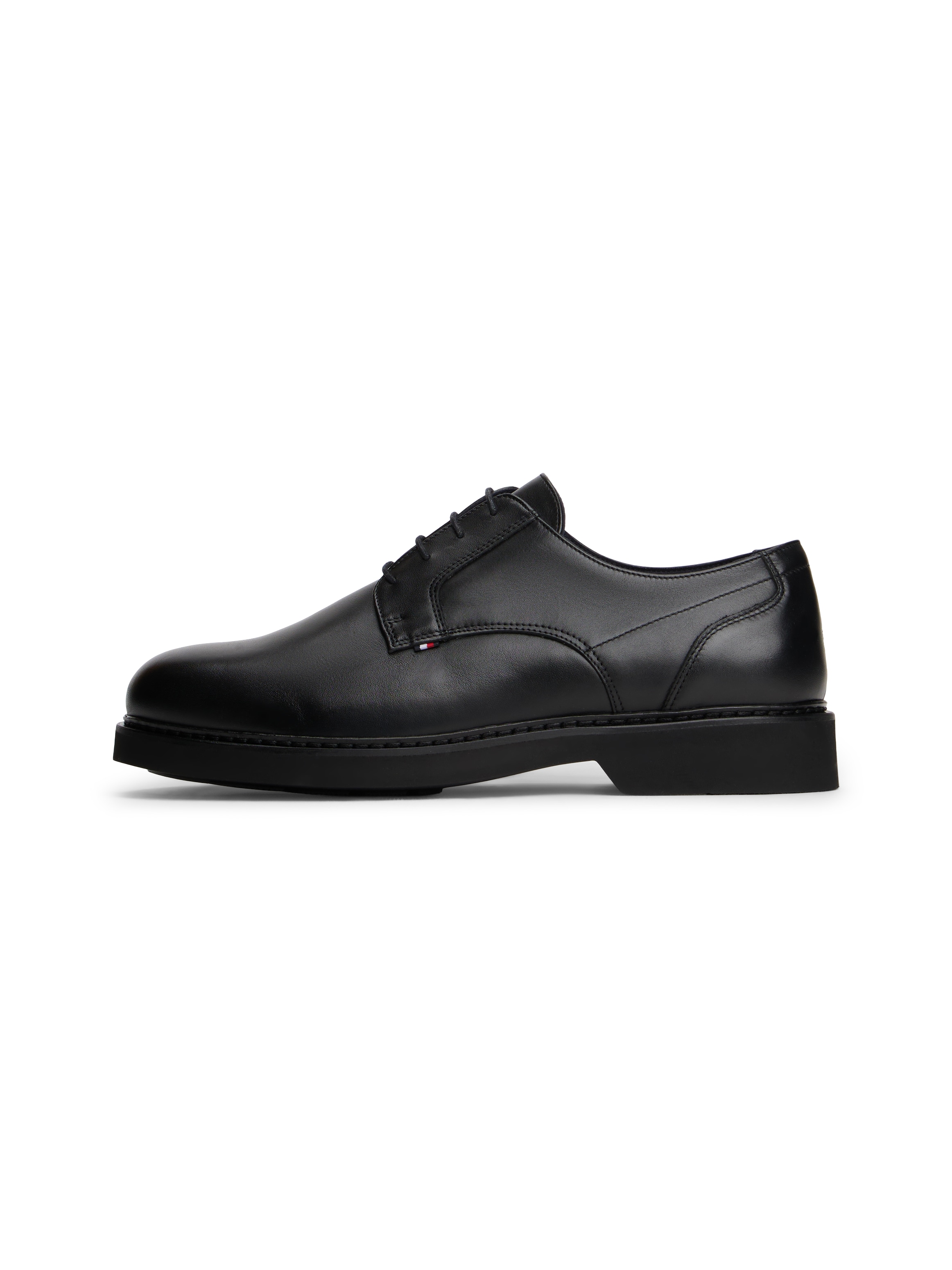 Tommy Hilfiger Schnürschuh »HILIFGER ULTRA LIGHT LTH SHOE«  , Blockabsatz, Businessschuh, Abendschuh mit dezenten Ziernähten