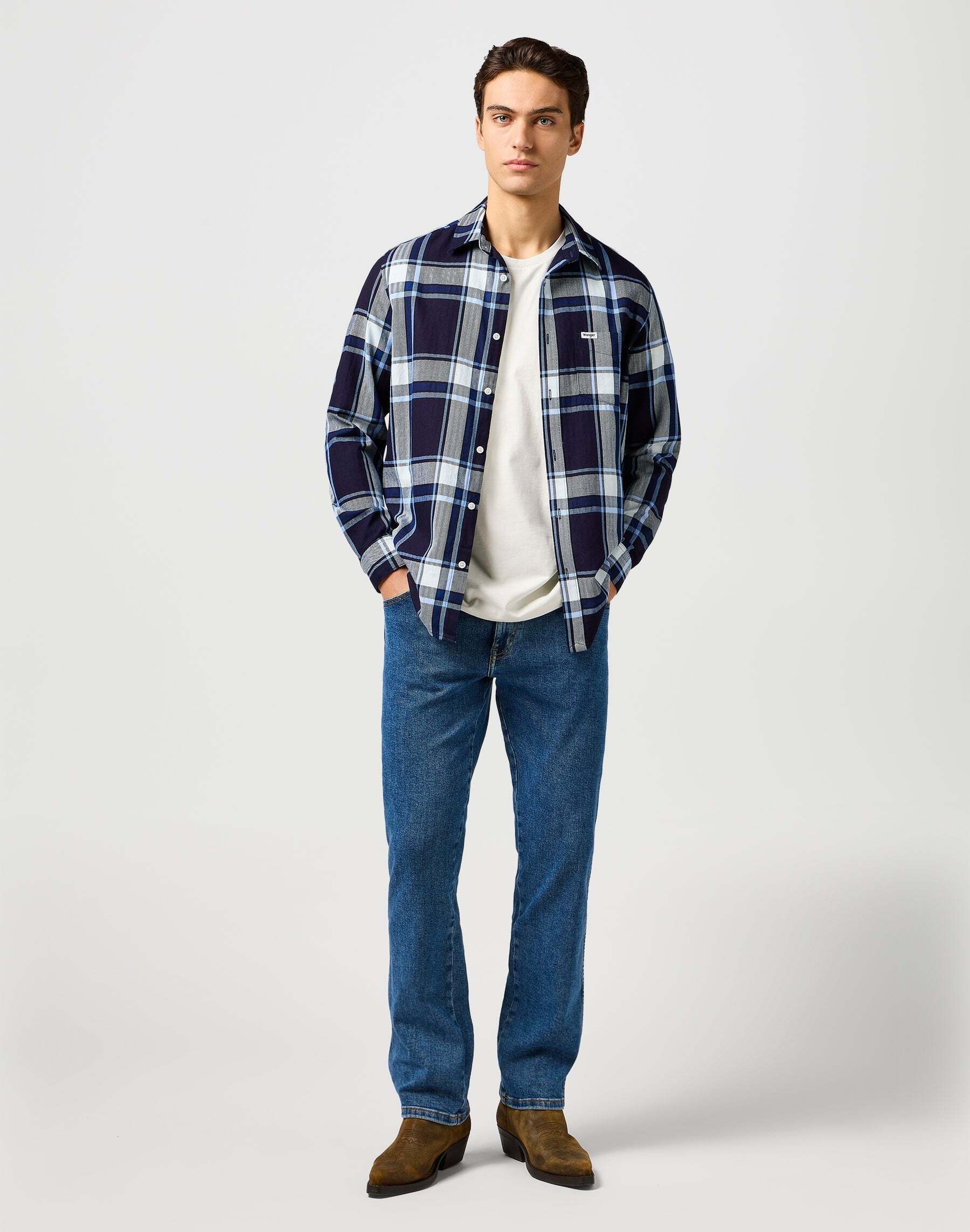 Wrangler Langarmhemd »Wrangler Langarmhemd 1 Pkt Shirt«
