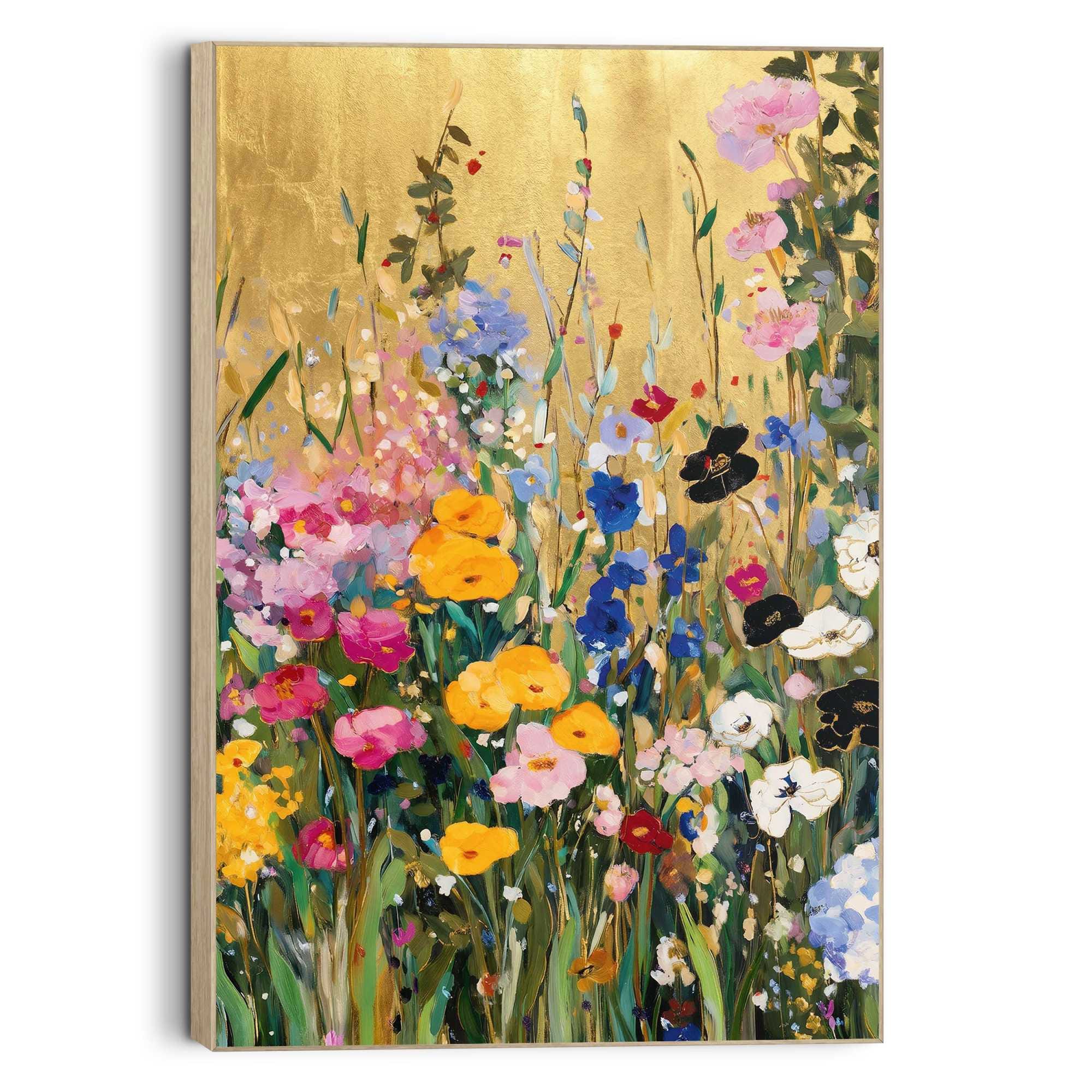 Reinders! Wandbild »In voller Blüte« Blumen 1 Stk. tlg. Hobbyraum - Mehrfarbig - MDF - Blumen und Pflanzen - 90x60 cm