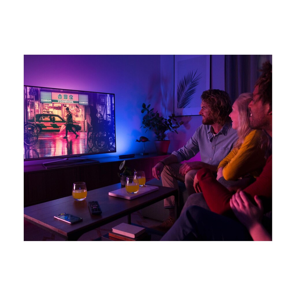 Philips Hue Smarte LED-Leuchte »Play Starterset 2 Stück Schwarz«