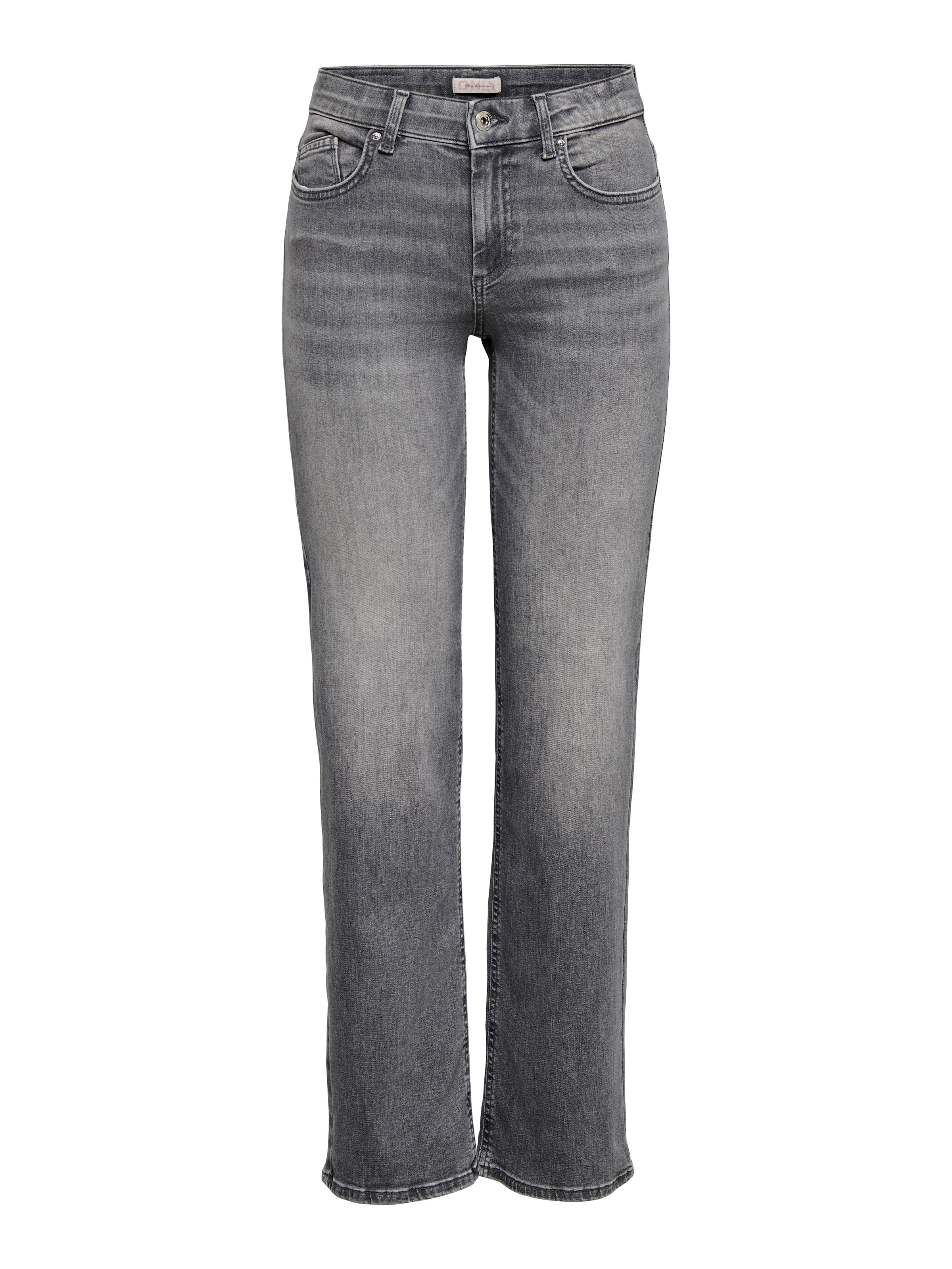 ONLY Straight-Jeans »ONLWINNIE  MID STRAIGHT DNM« Baumwollmischung, straight fit, mid waist
