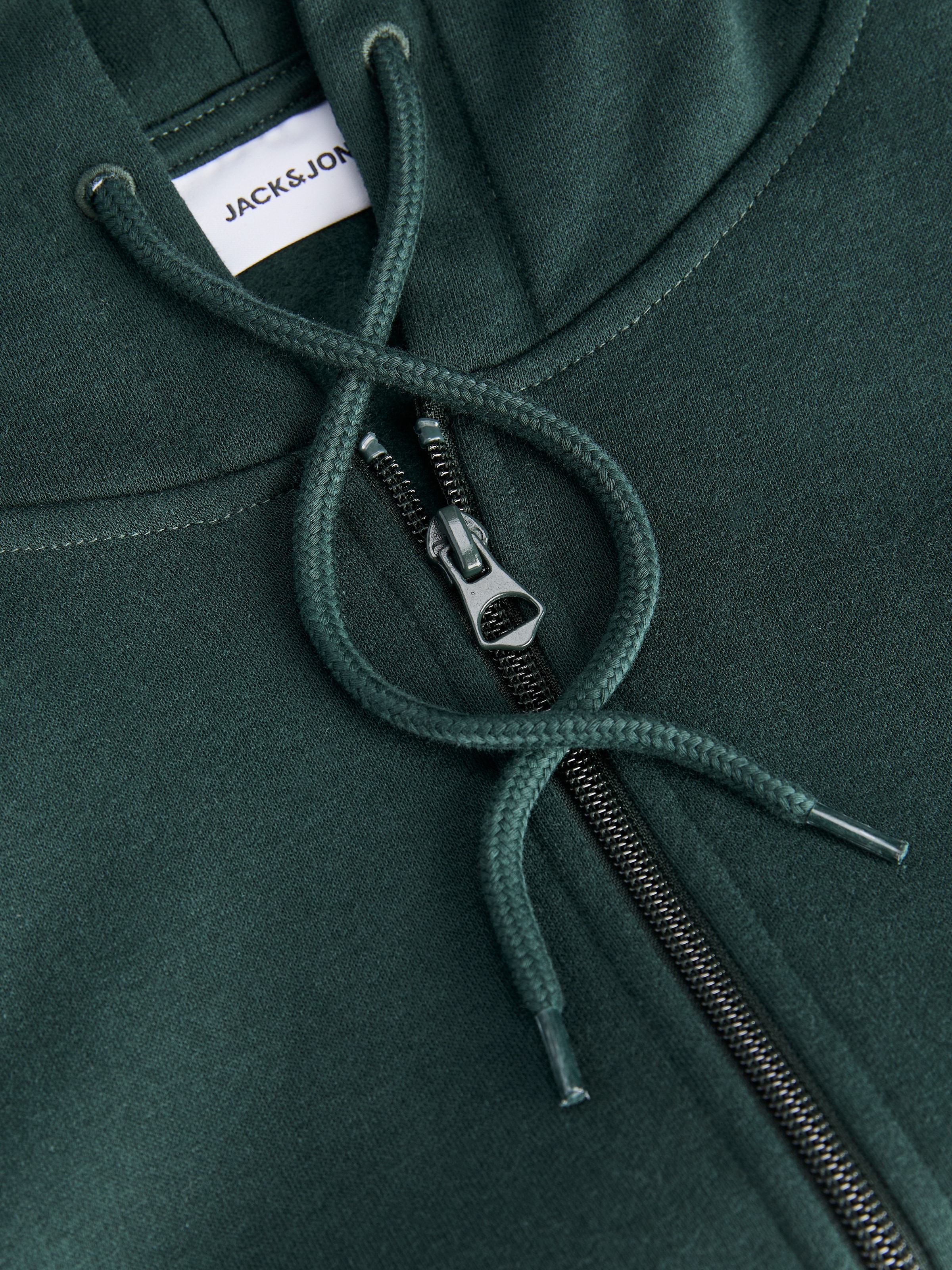 Jack & Jones PlusSize Sweat à capuche »JJAERO SWEAT ZIP HOOD PLS« mélange coton, coupe régulière
