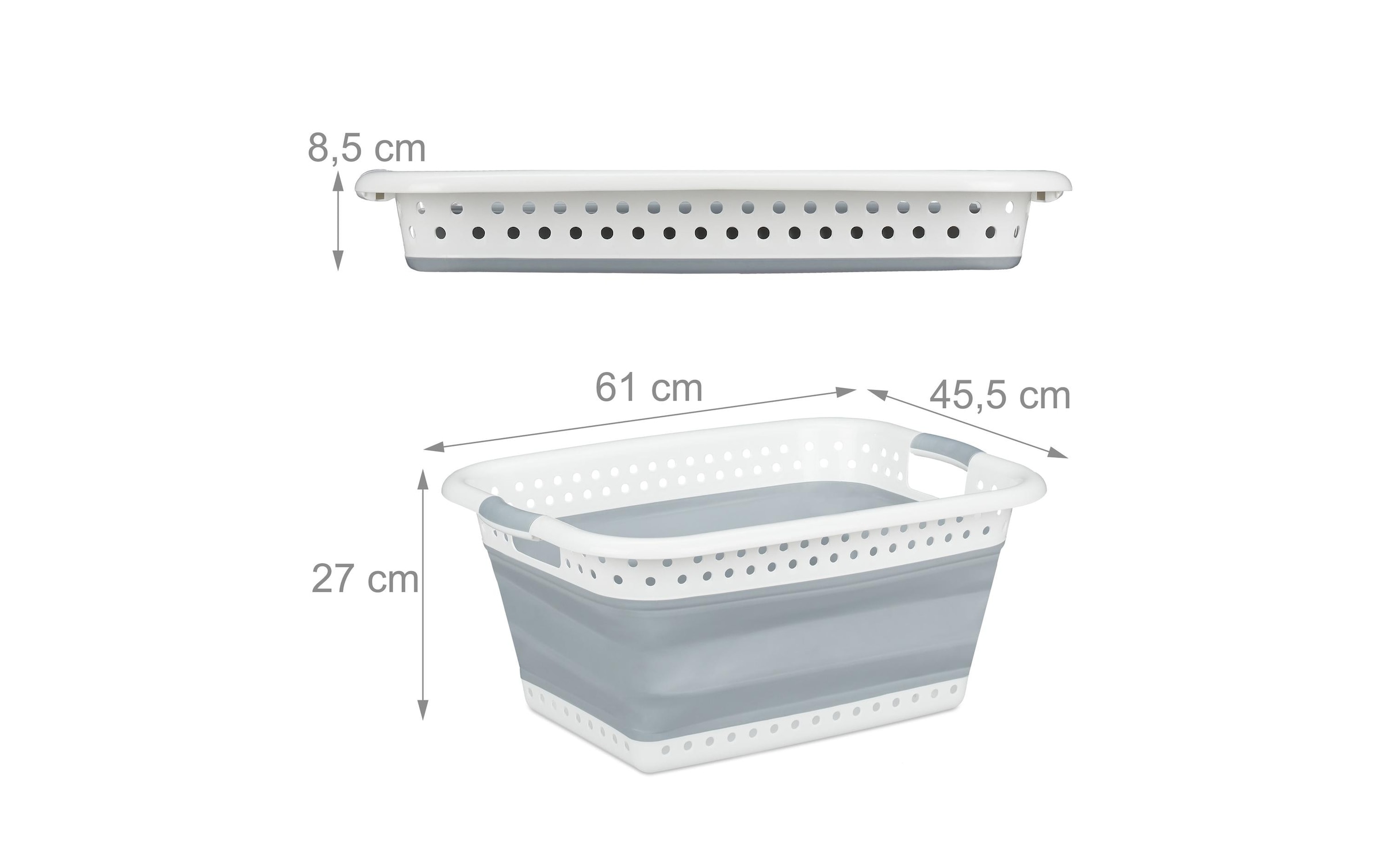 relaxdays Wäschekorb »37 l«