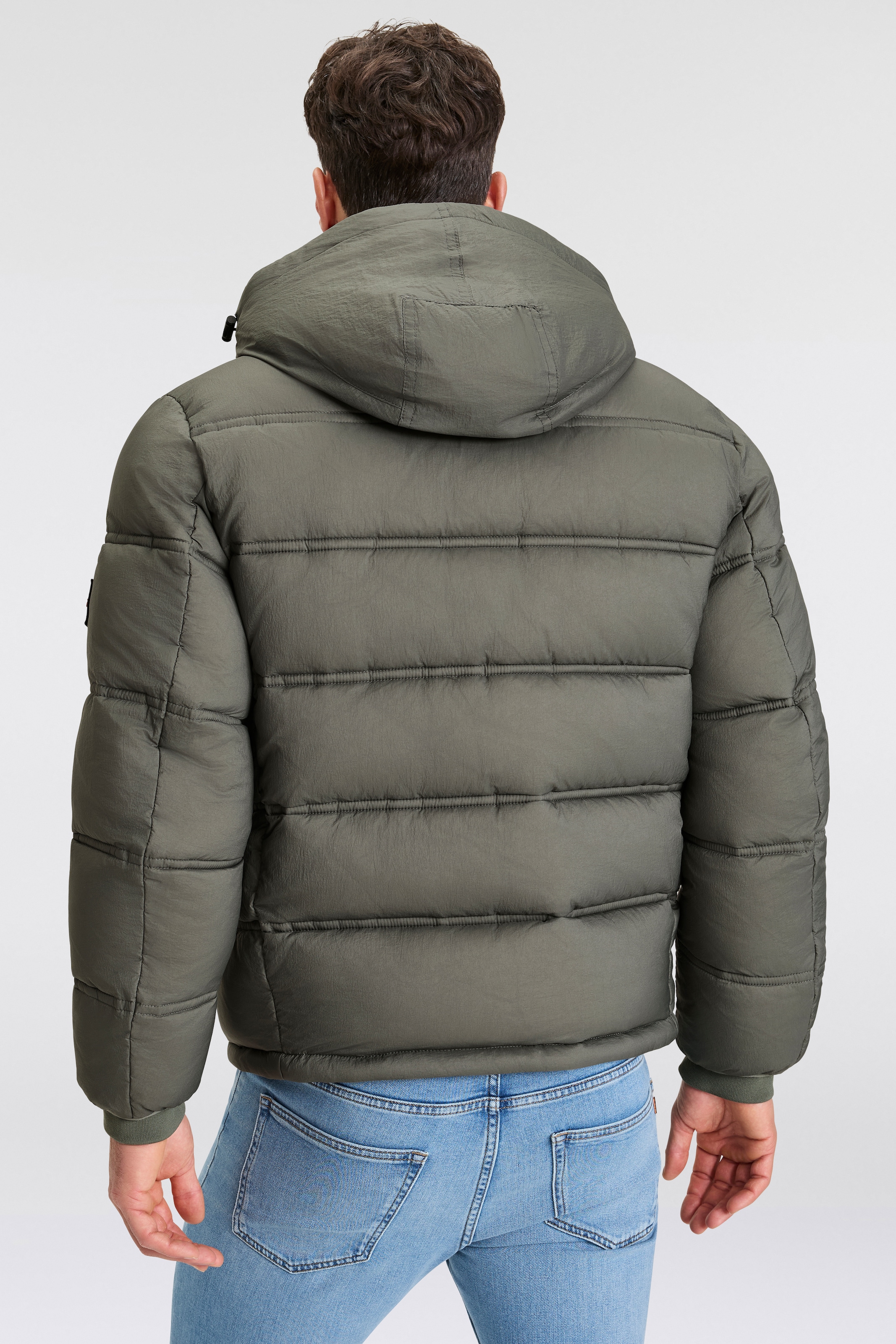 BOSS ORANGE Steppjacke »Okobra«, mit Kapuze, mit Reissverschlusstaschen