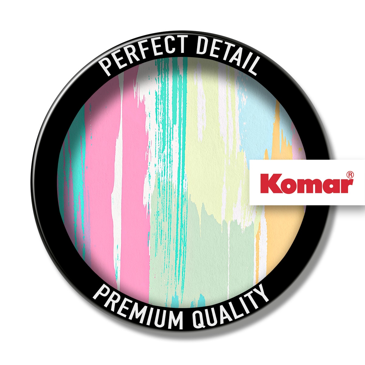 Komar Fototapete »Komar Vlies Fototapete - Color Rain - Grösse 350 x 250 cm«, bedruckt