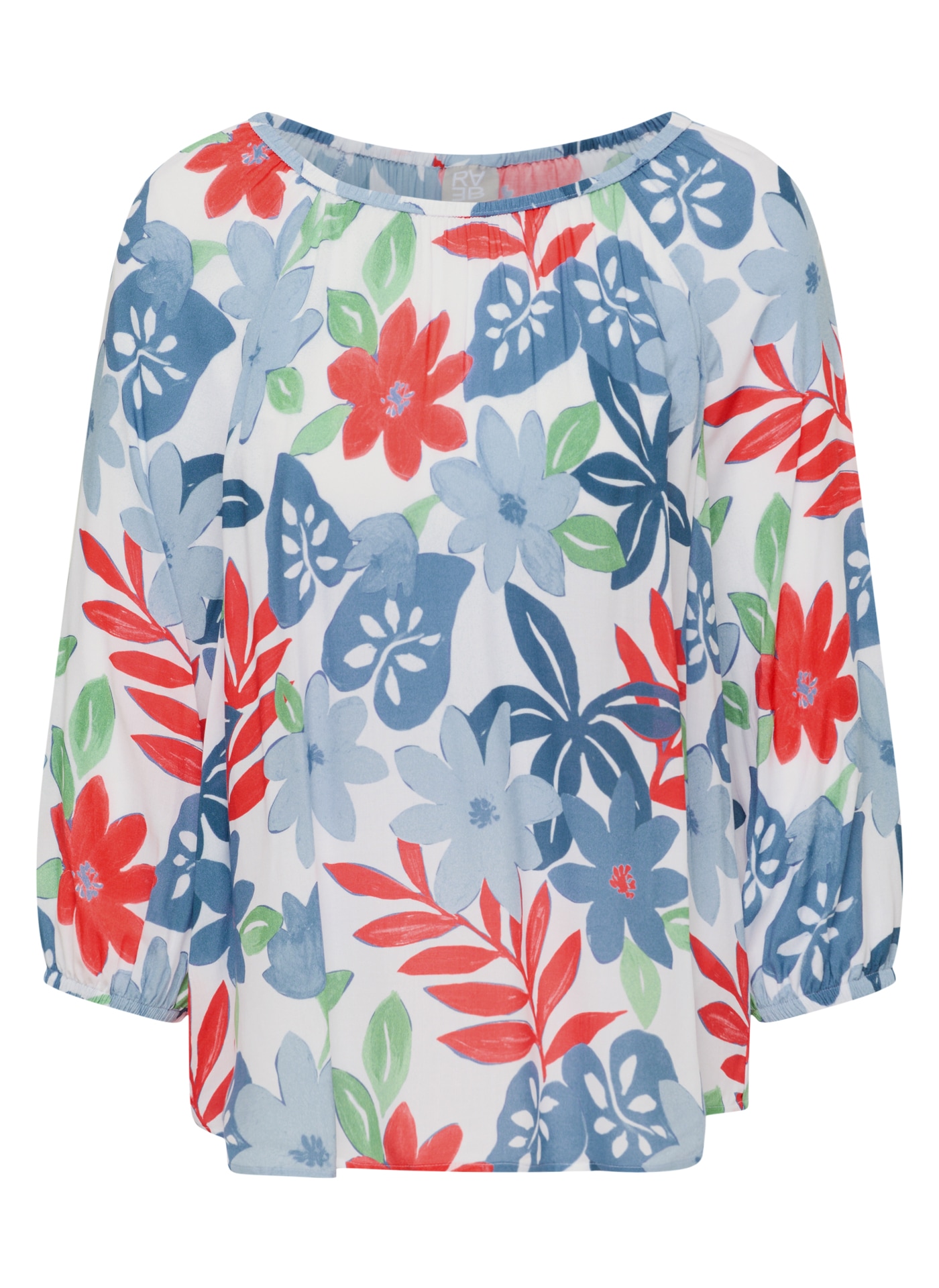Rabe Blouse classique mit All-Over Print