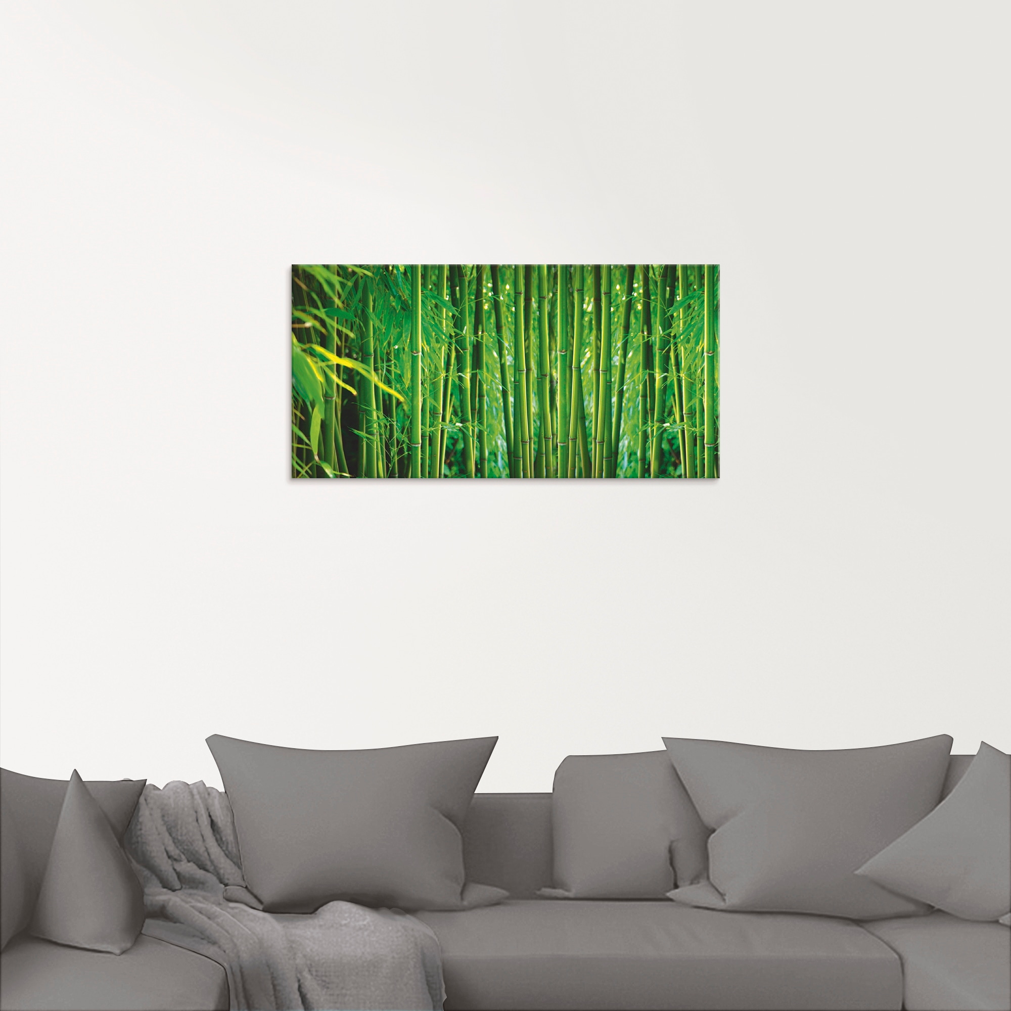 Artland Glasbild »Bambus II«, Gräser, (1 St.), in verschiedenen Grössen