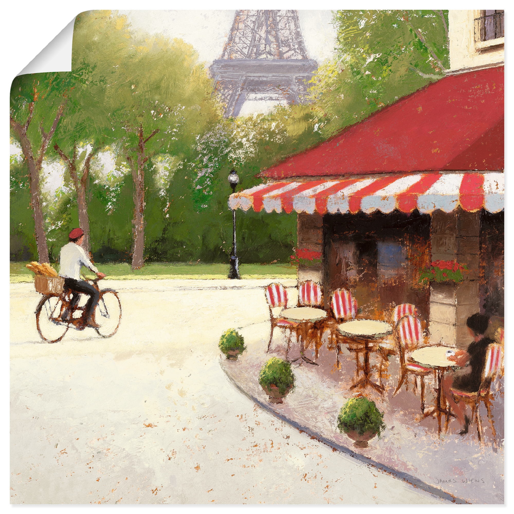 Image of Artland Poster "Café du Martin III" Europa 1 Stk. tlg. als Poster in verschied. Grössen
