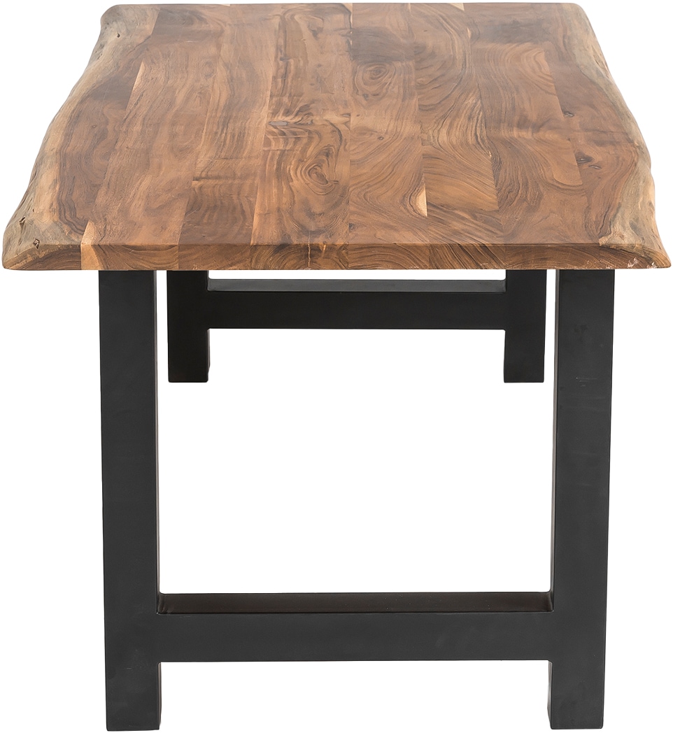 SalesFever Essgruppe »Elegante Essgruppe für stilvolles Speisen«, (Set, 5 tlg.), Massivholz geölt und zweifach gewachst