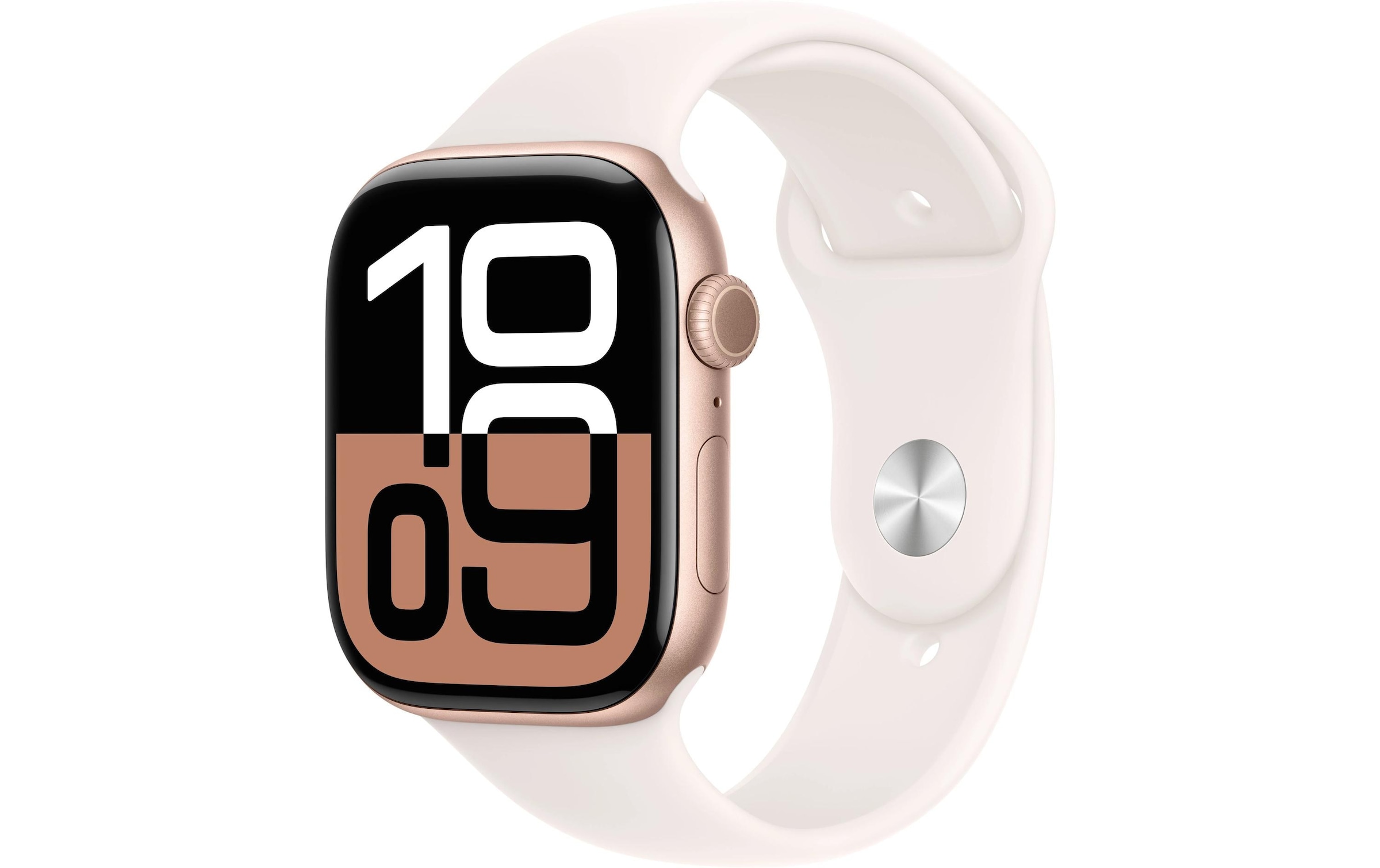 Apple Watch Series 10 Aluminium, 46 mm, GPS + Cellular, Sport Band S/M, Roségold