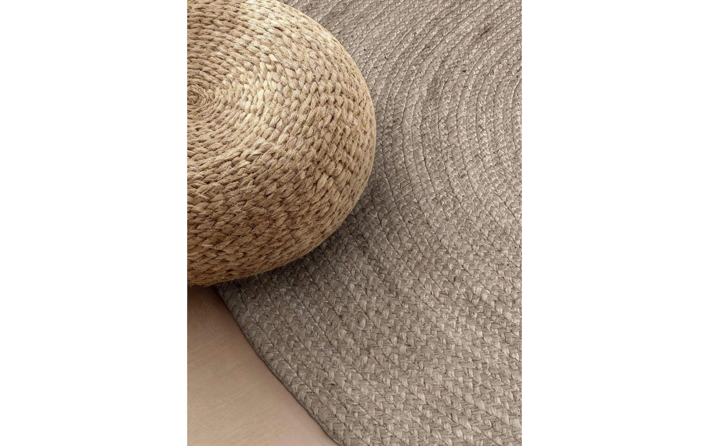 HANSE Home Teppich »Rangpur Juteteppich, in rund und oval« oval 10 mm Höhe handgewebt, 100% Jute , Natur, Wohnzimmer, Flur, Boho, Skandi