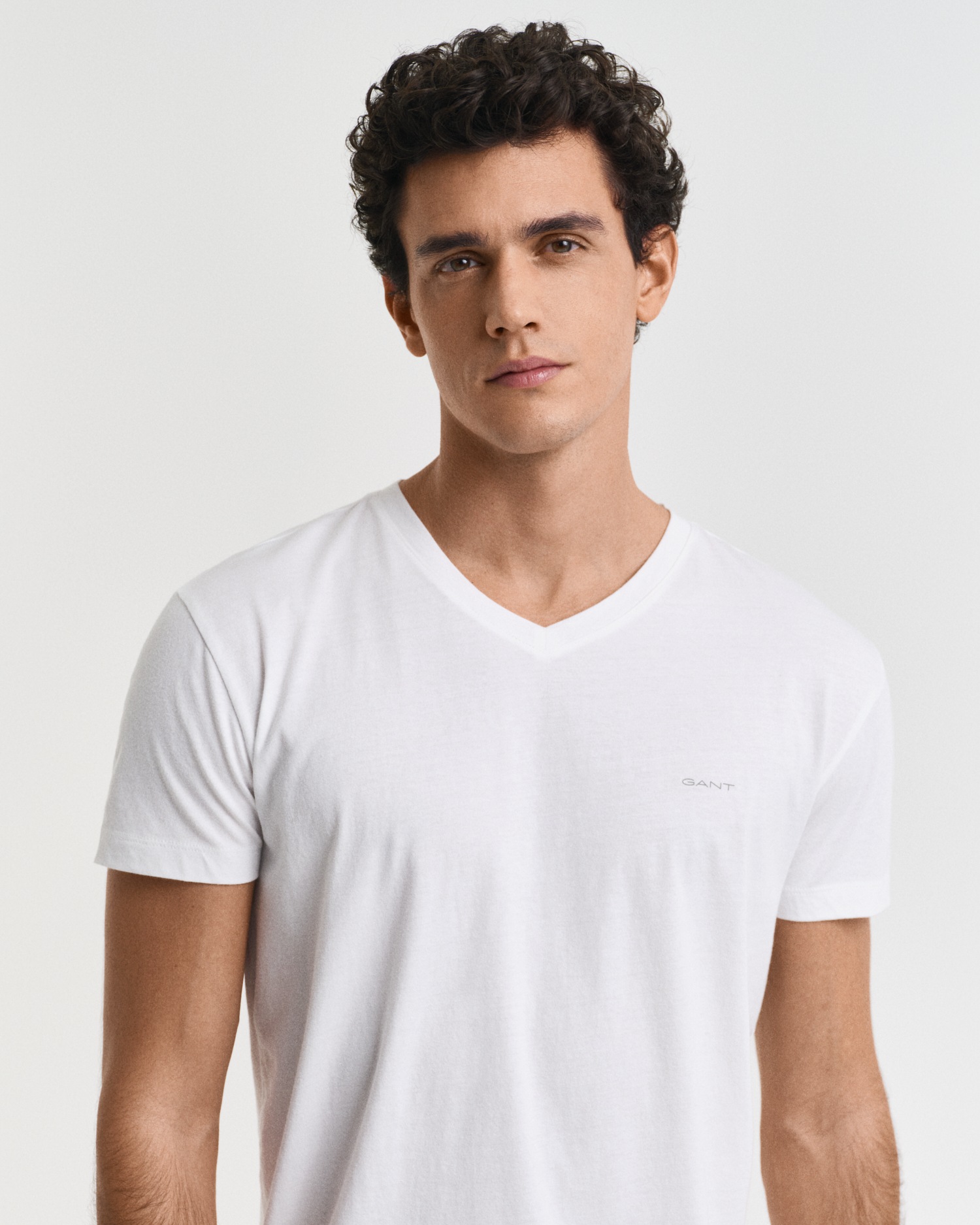 Gant T-shirt à manches courtes »V-NECK T-SHIRT 2-PACK« Mit V-Ausschnitt