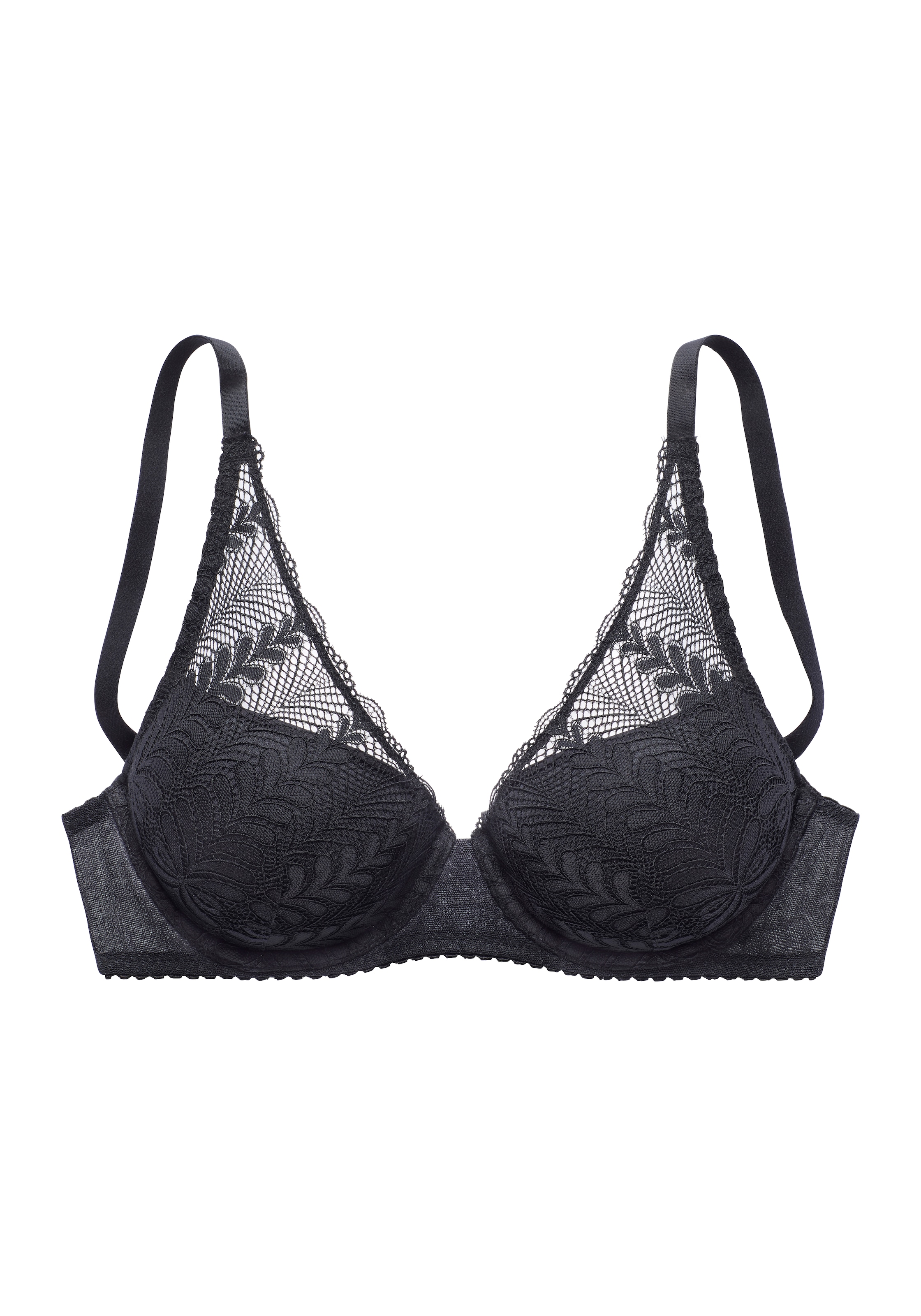 LASCANA Schalen-BH »Amira«, mit Spacer-Schalen und modischem High-Apex Schnitt, Dessous