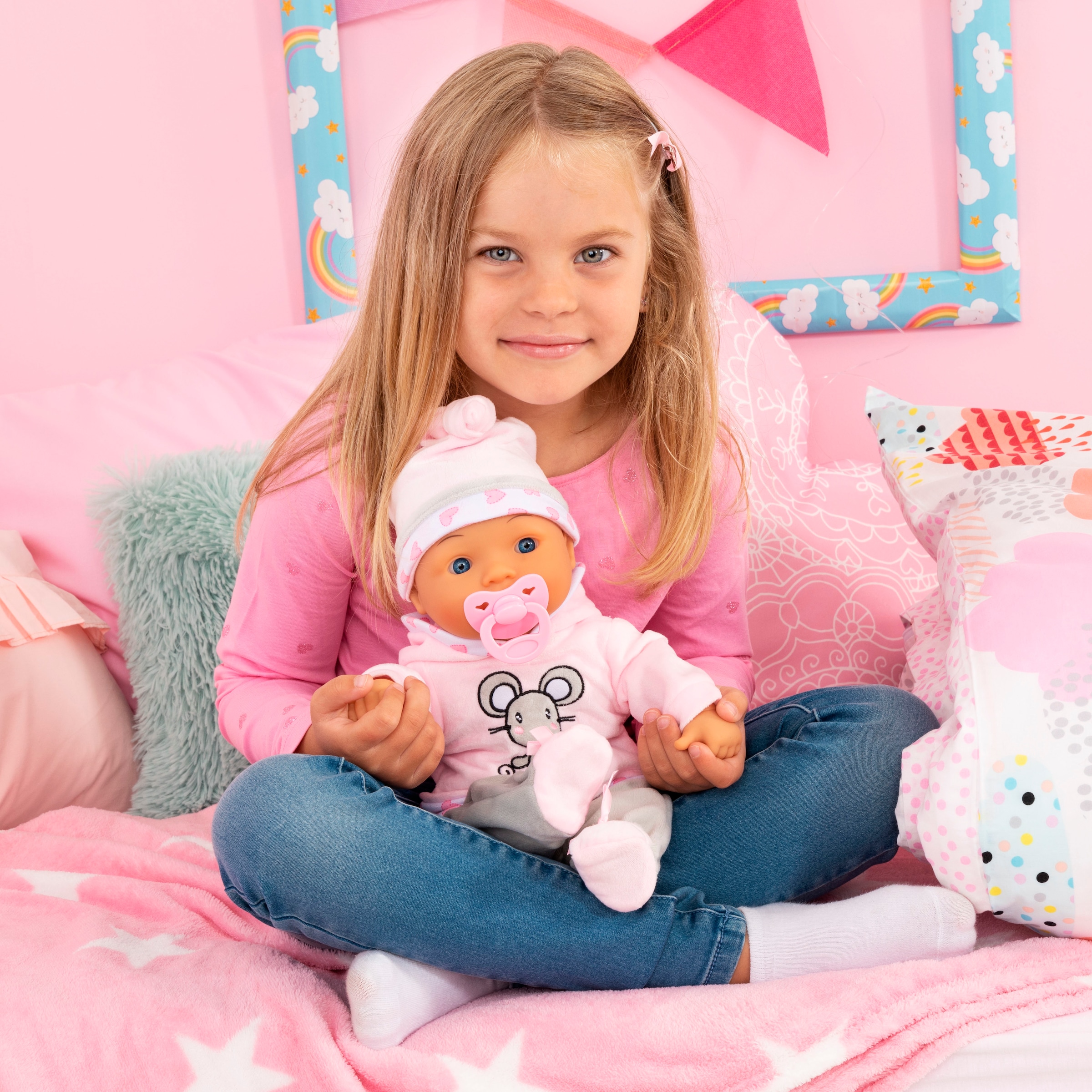 Bayer Babypuppe »Lisa Magic Eyes, 38 cm«