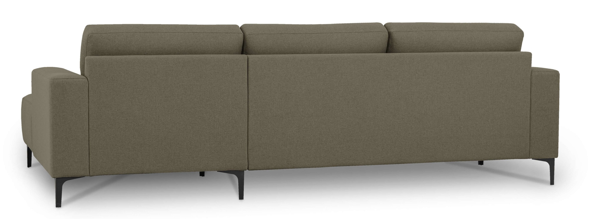 Home affaire Ecksofa »Tournon, L-Form, Breite 262 cm, Webstoff, Chenille«, Designsofa im nordischen Stil, Wellenunterfederung, Metallfüsse