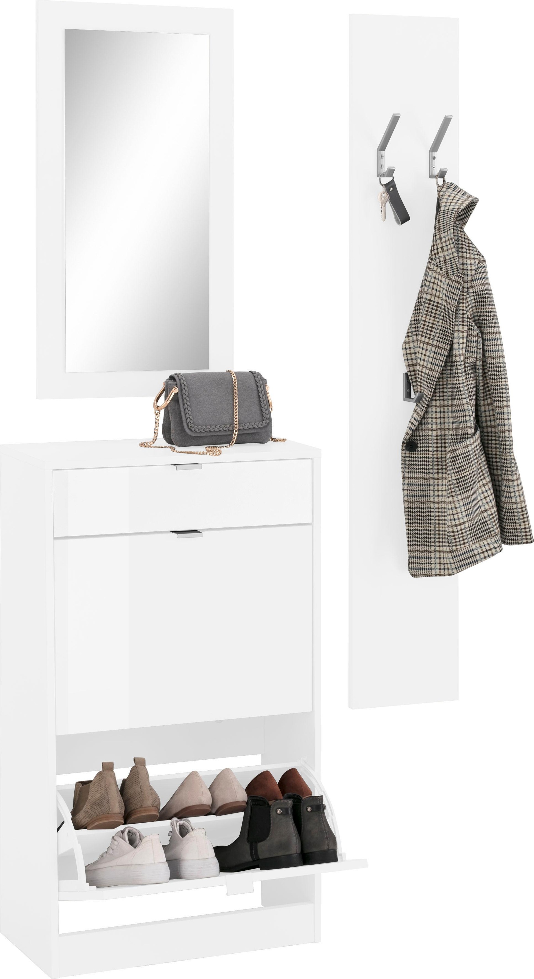 Image of borchardt Möbel Garderoben-Set »Jella«, (Set, 3 St.) bei Ackermann Versand Schweiz