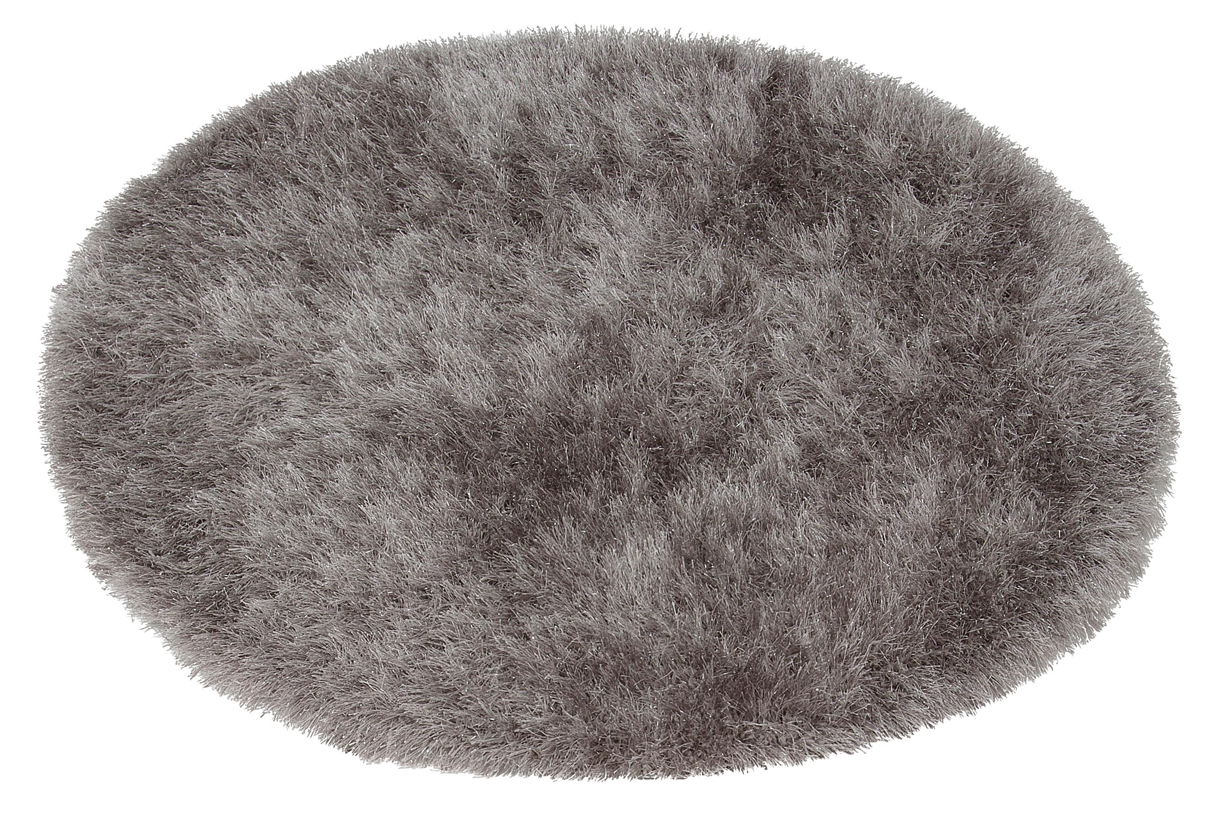 Image of merinos Hochflor-Teppich »Glossy 411«, rund, 70 mm Höhe, besonders weich durch Microfaser, Wohnzimmer bei Ackermann Versand Schweiz