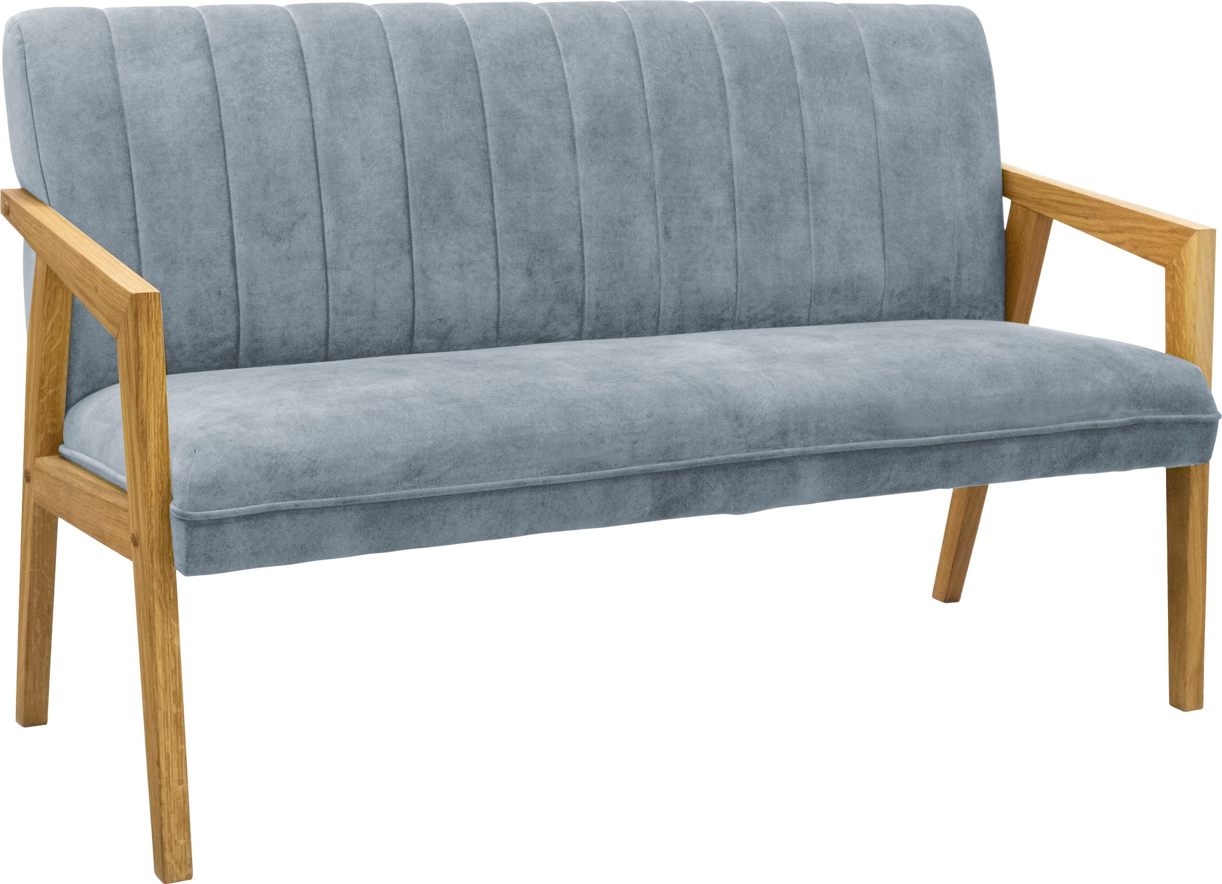 Image of Premium collection by Home affaire Bank »Albona«, Breite 157 cm, Gestell in Eiche Massivholz bei Ackermann Versand Schweiz