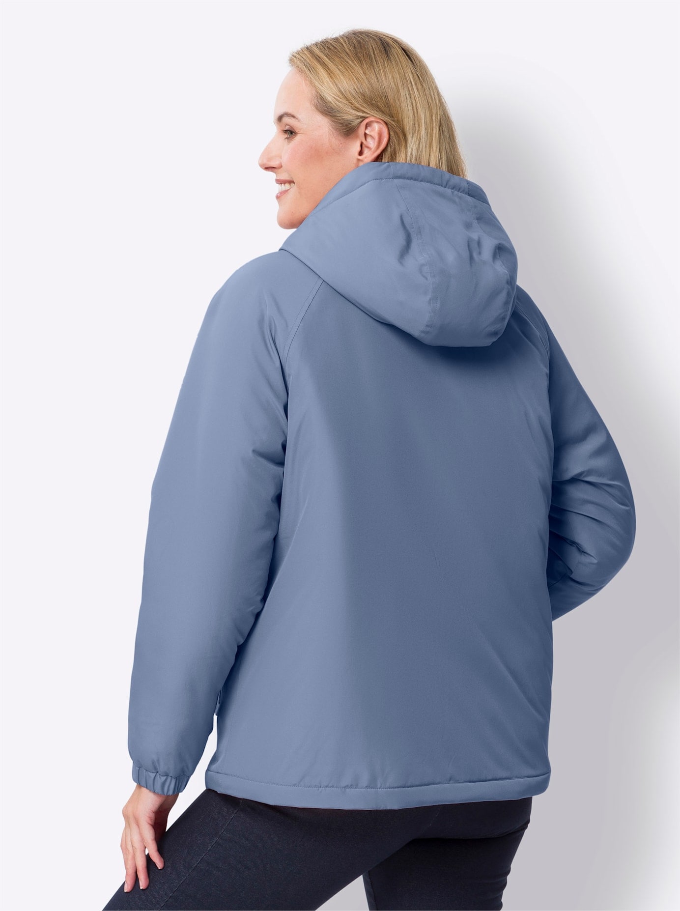 Classic Basics Langjacke, mit Kapuze