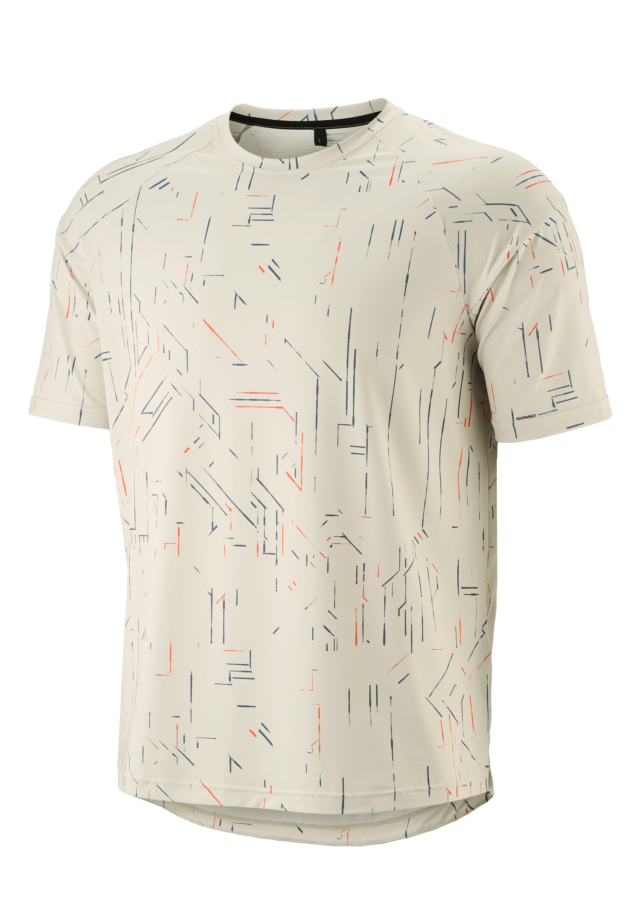 Gonso Maillot de cyclisme »Trail Jersey M« Herren Fahrradtrikot kurzarm, lässiges MTB-Shirt, Quick-Dry, Loose fit