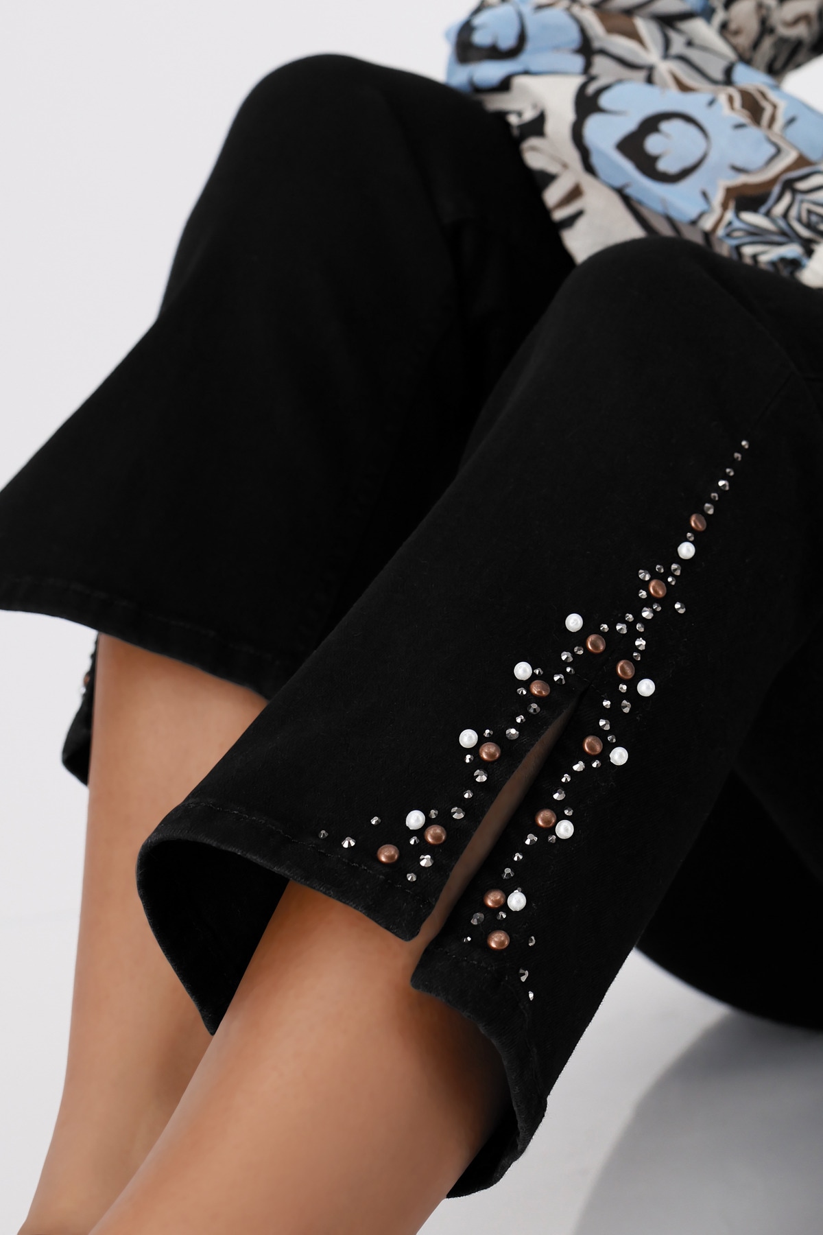 Monari 7/8-Hose, mit Glitzersteinchen