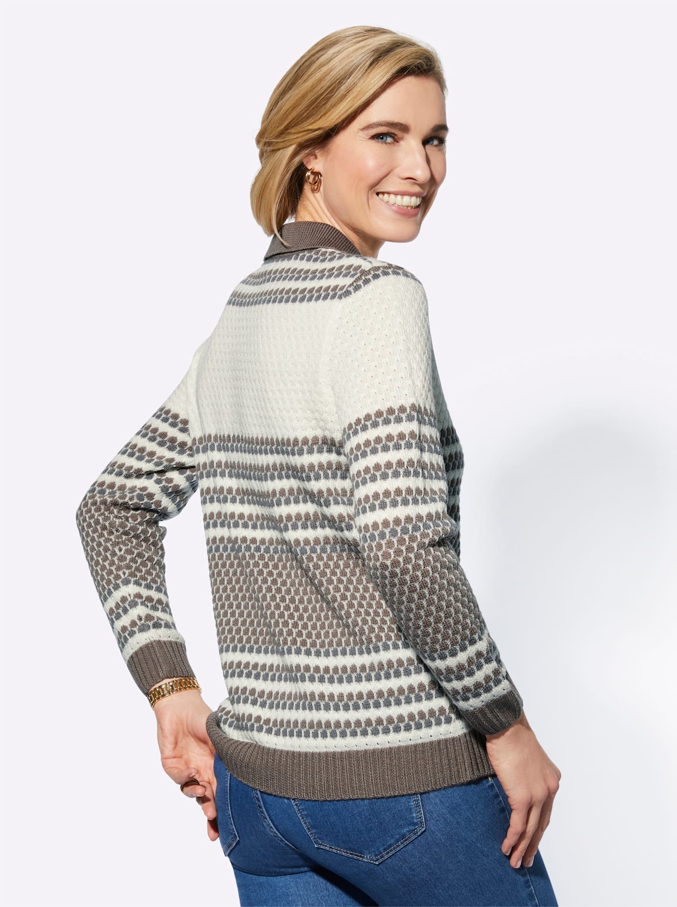 Casual Looks Polokragenpullover »Pullover«