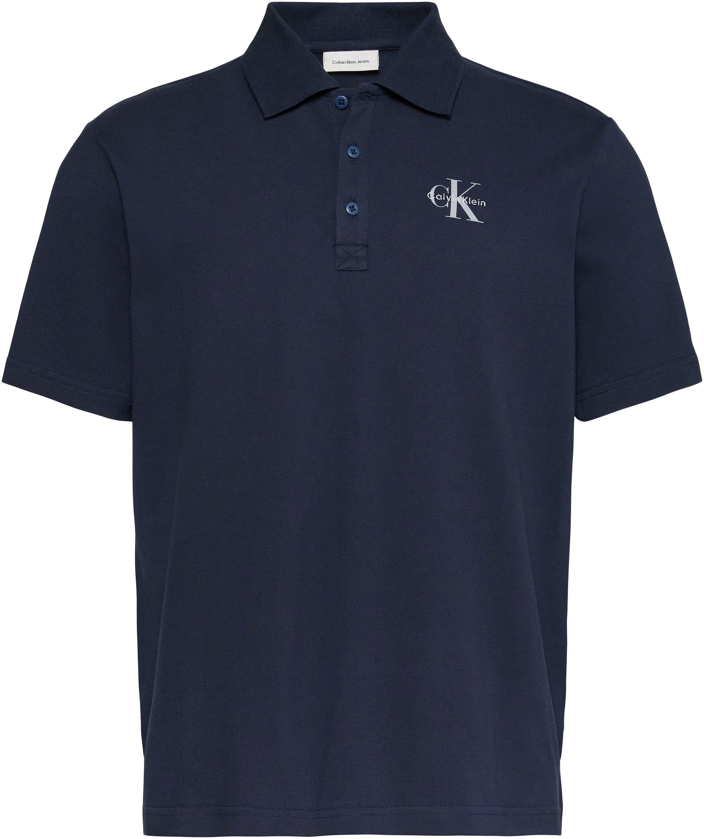 Calvin Klein Jeans Polo »EASY MONOLOGO CASUAL PIQUE« Regular fit mit Polokragen