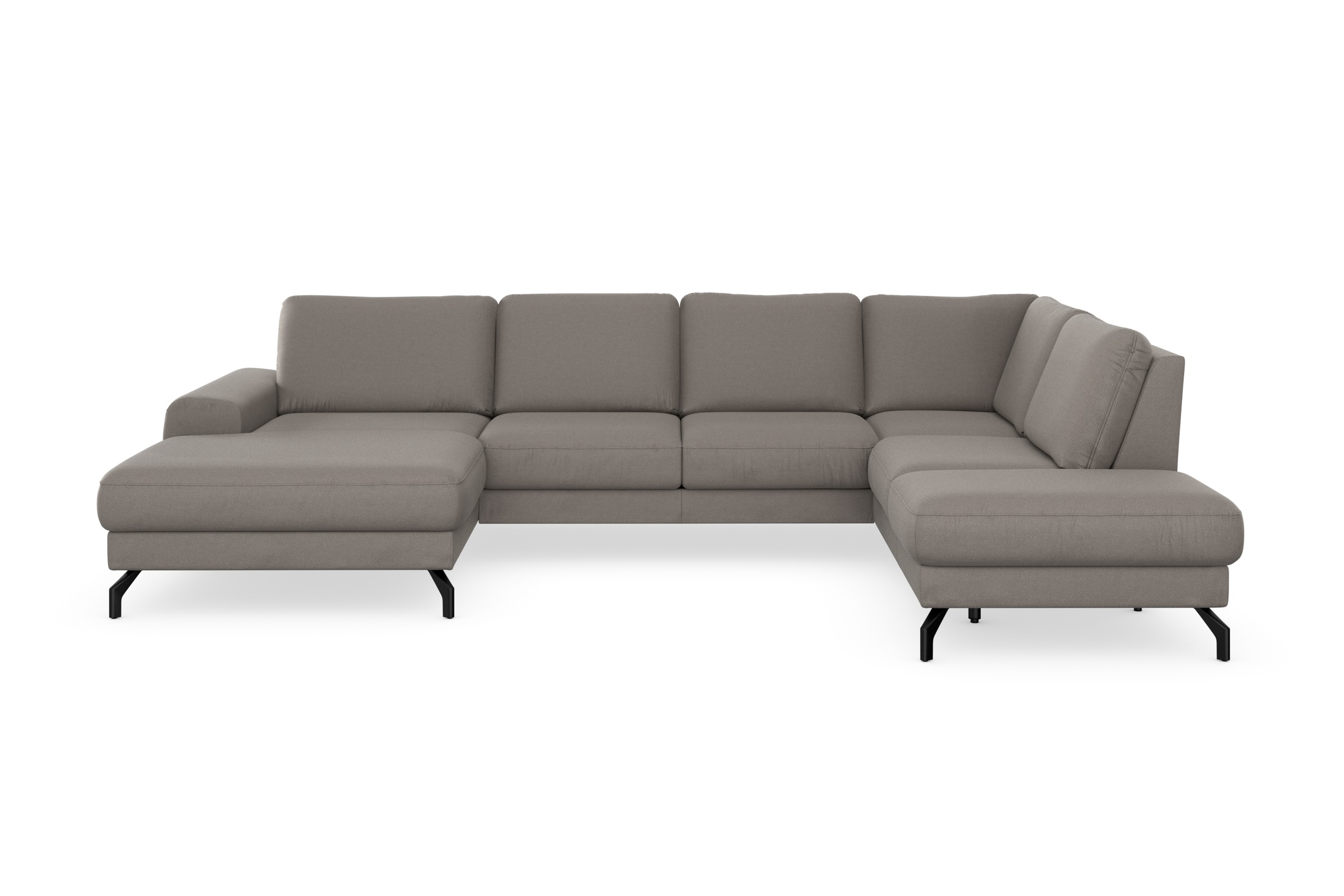 sit&more Wohnlandschaft »Cinturo U-Form«, inklusive Sitztiefenverstellung und Federkern, Sitzhöhe 45 cm