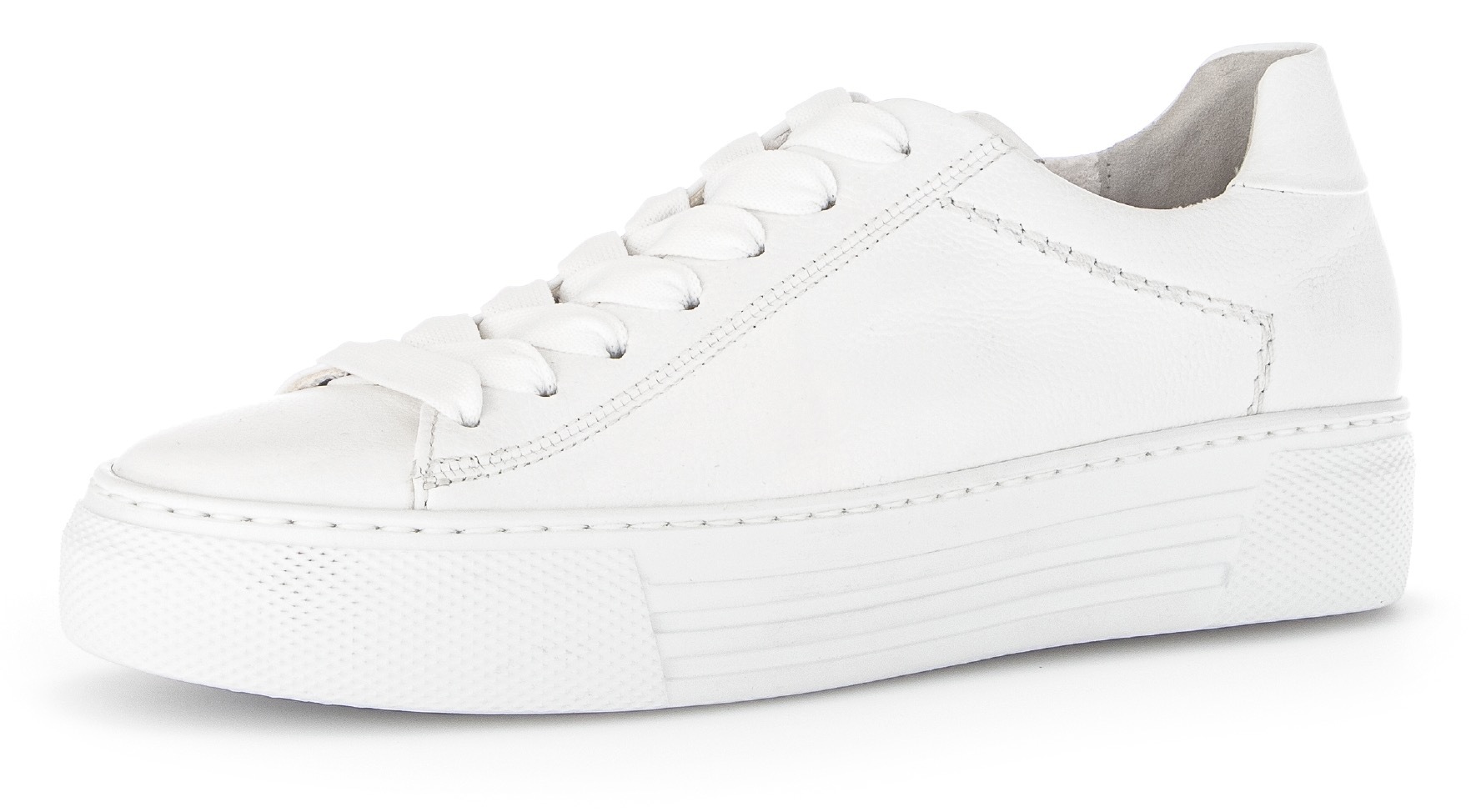 Image of Gabor Plateausneaker "FLORENZ", Freizeitschuh, Halbschuh, Schnürschuh mit dezenten Ziernähten