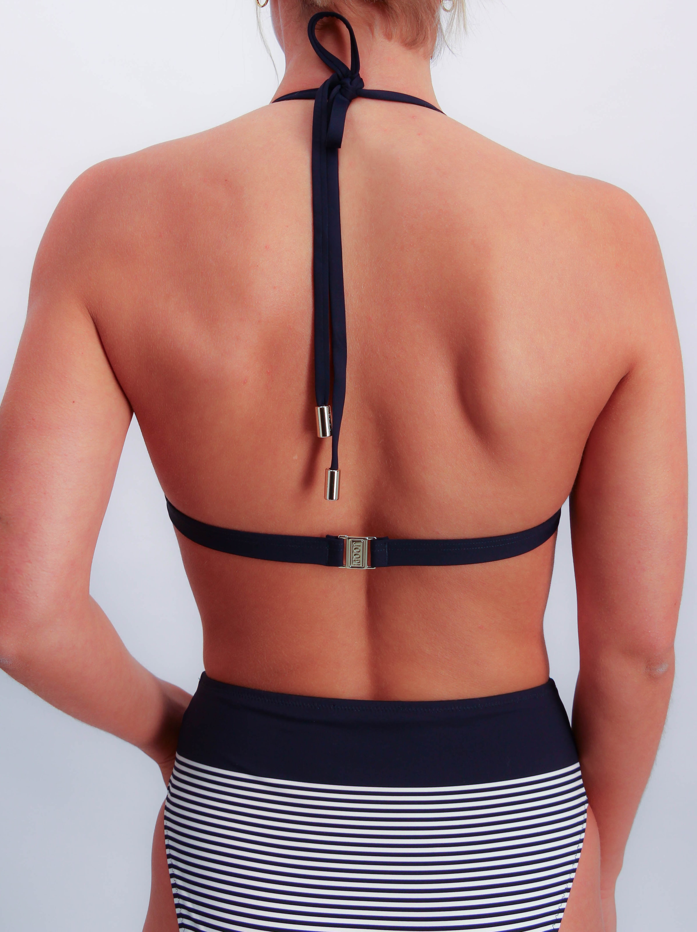 JOOP! Triangel-Bikini-Top »Stripes«, Träger zum Binden, Streifen-Design
