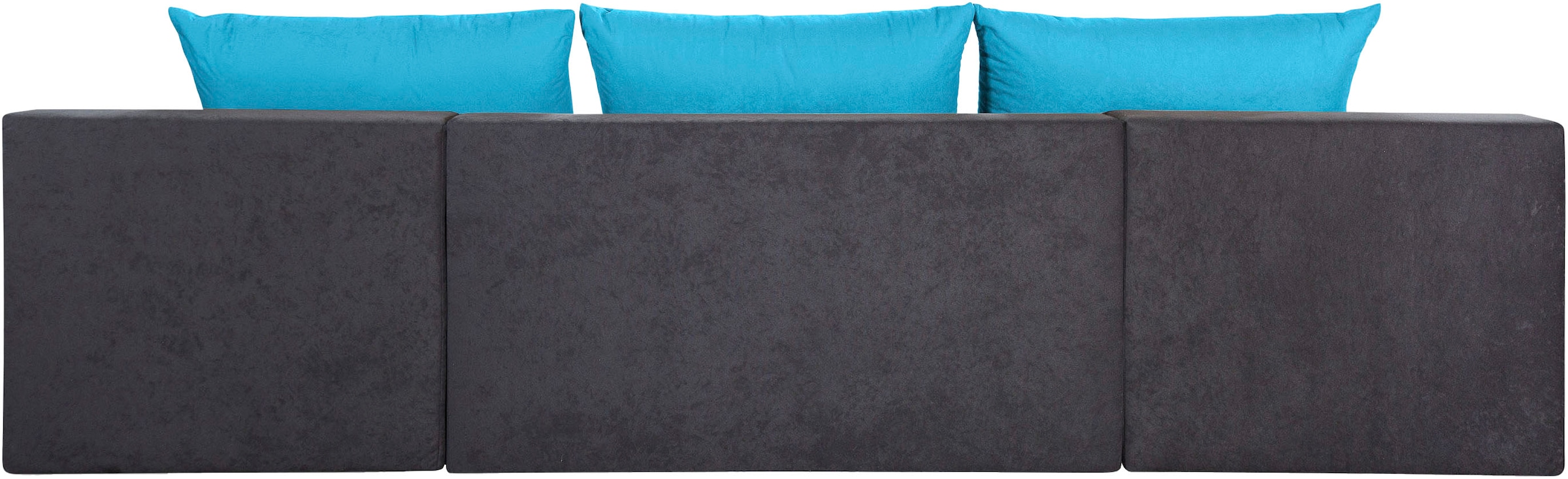 COLLECTION AB Wohnlandschaft »Josy U-Form, B: 269 cm«, (Cord-/Mix), mit Bettfunktion & Bettkasten, Federkern