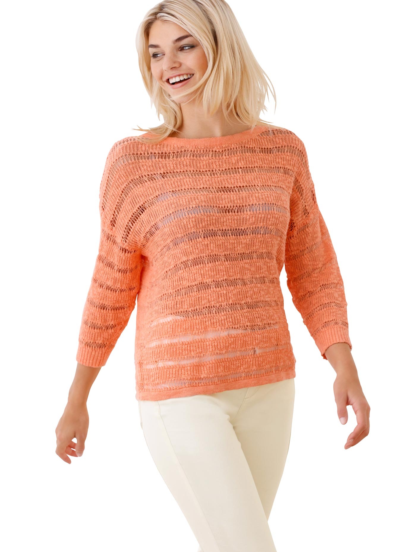 Image of LINEA TESINI by Heine Ajourpullover »Pullover« bei Ackermann Versand Schweiz